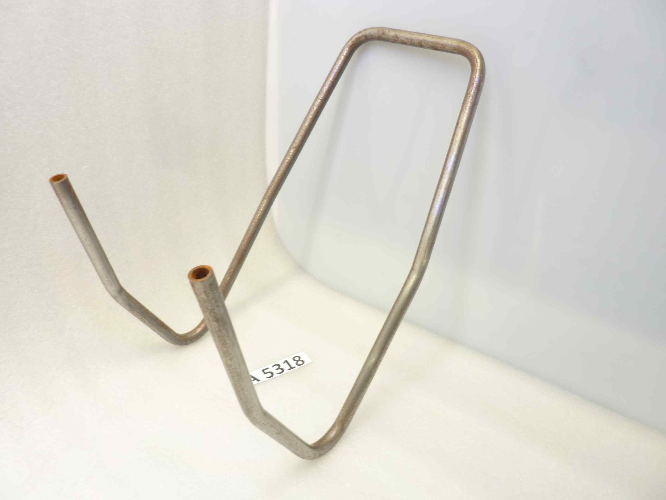 Moto Bianchi 500 M staffa per maniglia passeggero portapacchi grezza nuovo fondo di magazzino LEGGI DESCRIZIONE - immagine 3