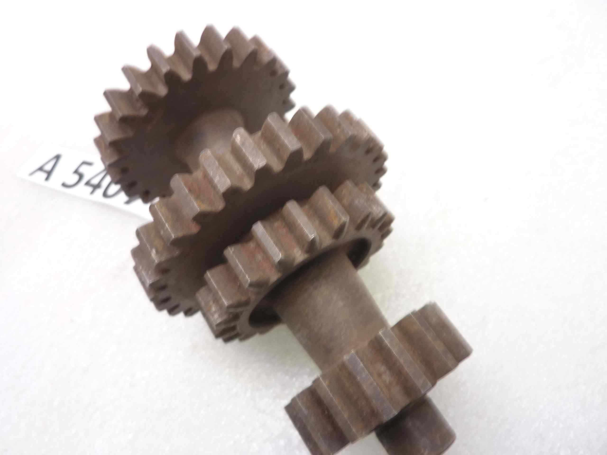 Albero cambio secondario Guzzi Motocarro a catena Ercole 500 M 16 20 28 23 denti ingranaggio - immagine 5