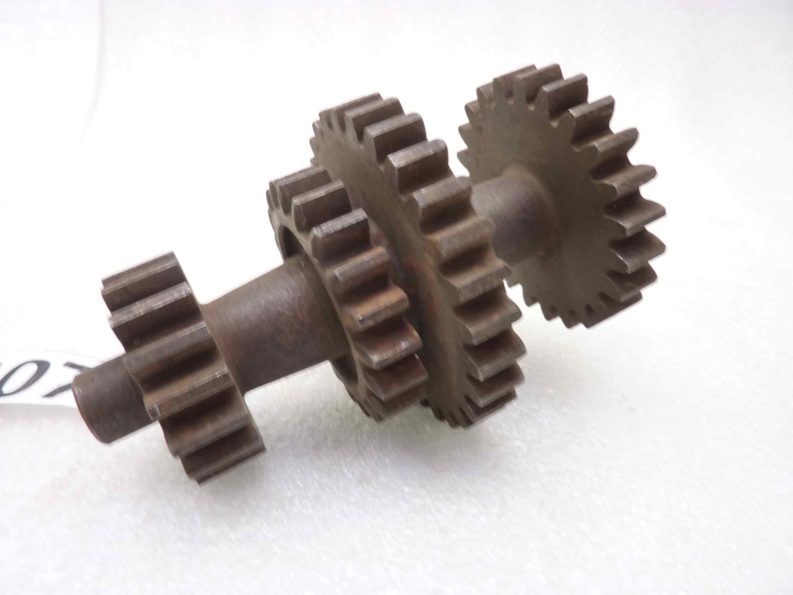 Albero cambio secondario Guzzi Motocarro a catena Ercole 500 M 16 20 28 23 denti ingranaggio - immagine 6