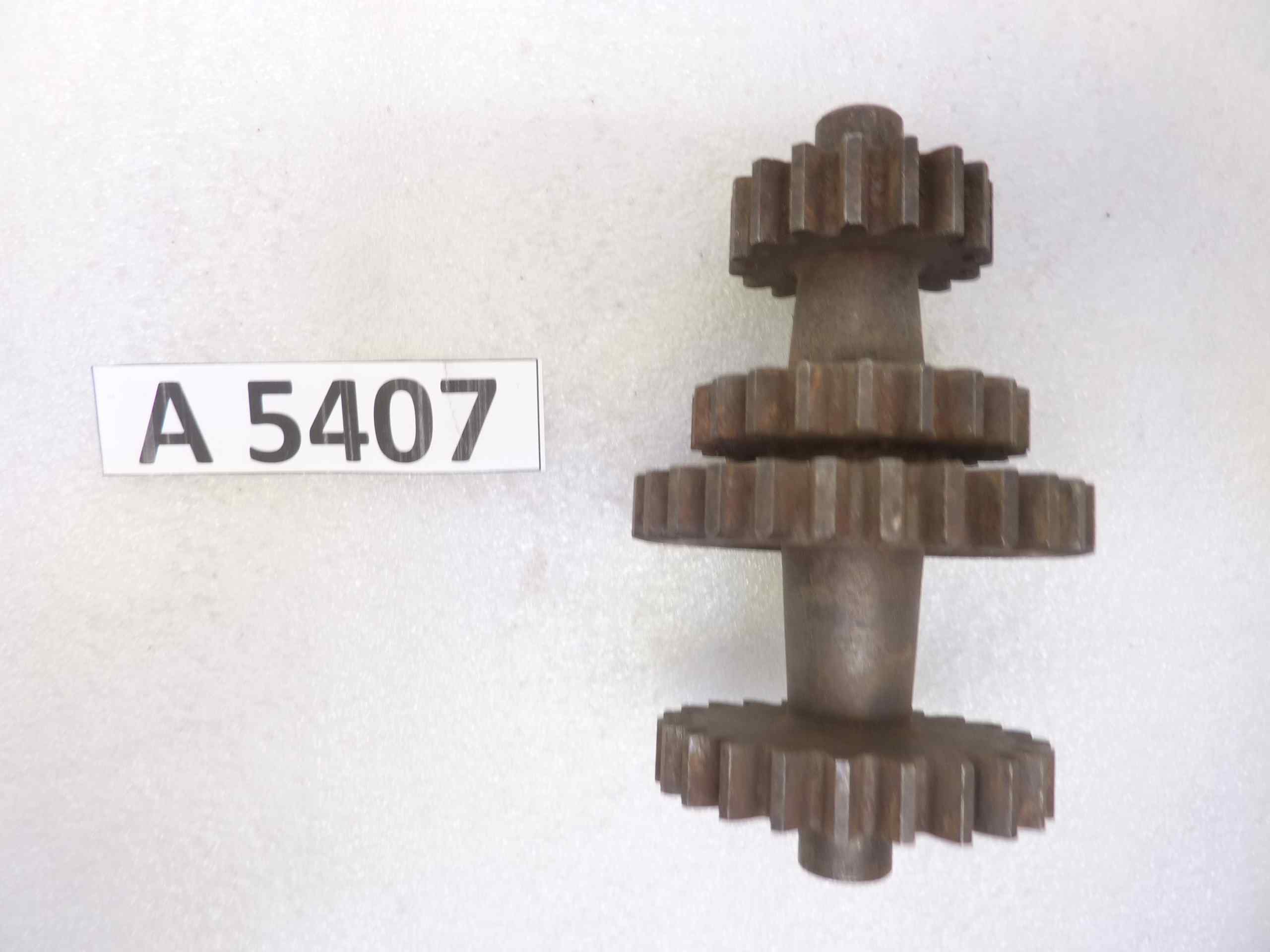 Albero cambio secondario Guzzi Motocarro a catena Ercole 500 M 16 20 28 23 denti ingranaggio - immagine 8