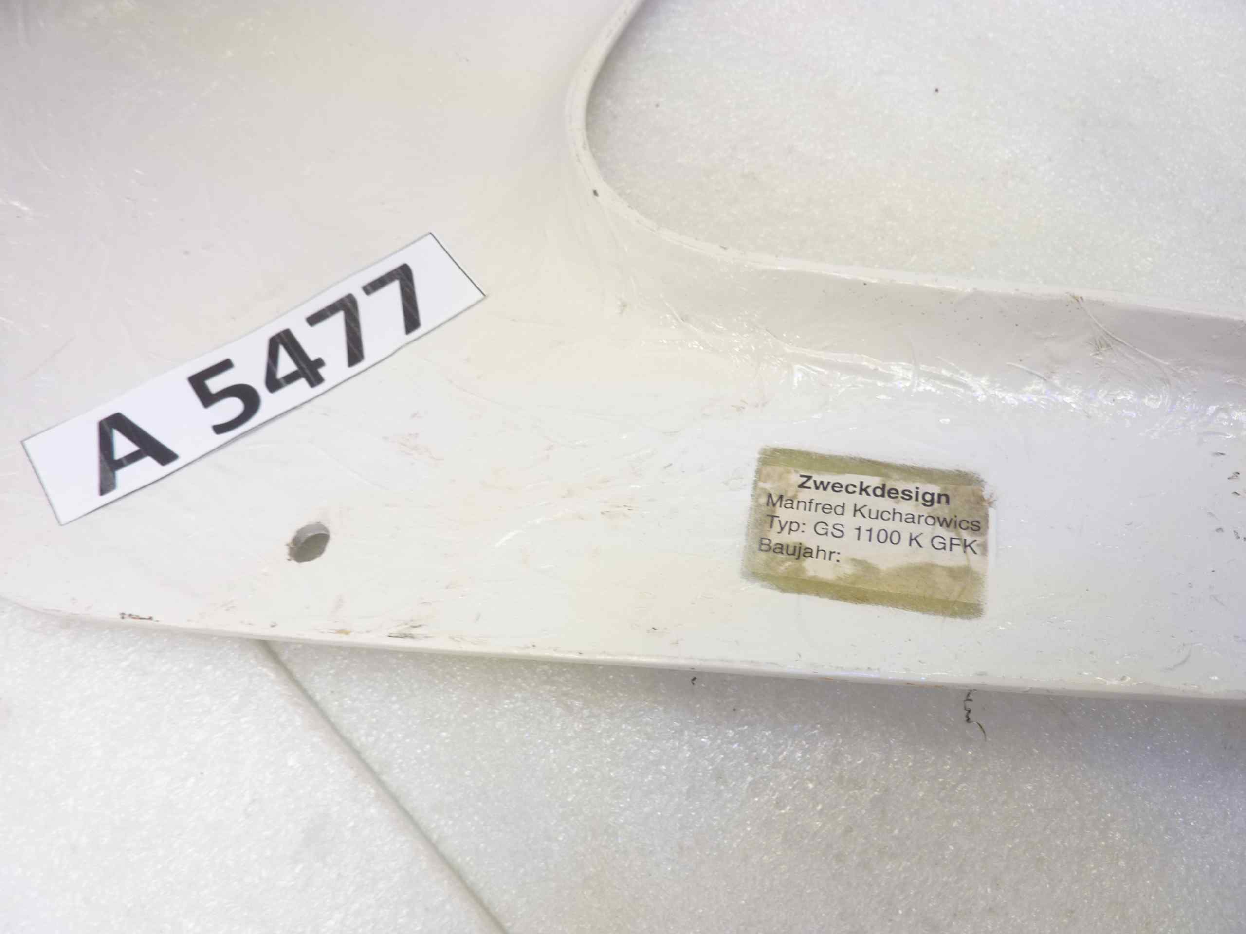 Parafango anteriore BMW R 1100 GS Zweckdesign Beakless modifica accessorio (va tagliato il parafango originale tenendo la parte posteriore e montato questo nella parte anteriore) - immagine 7