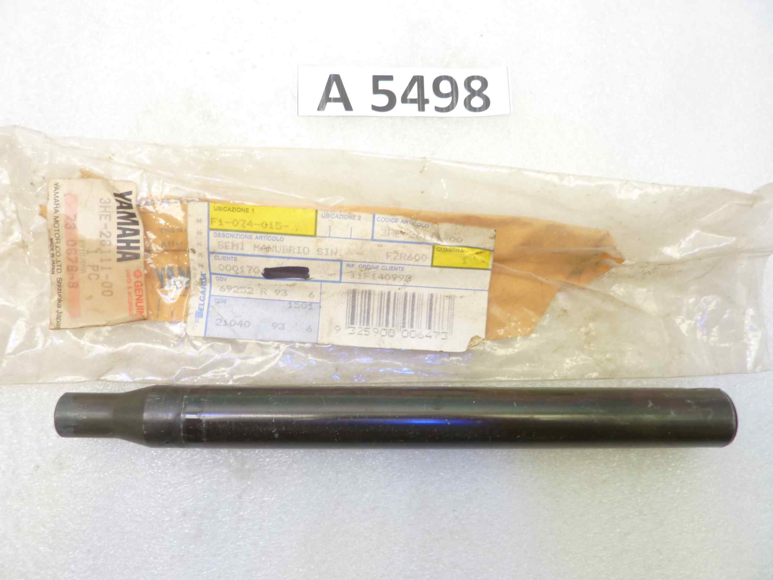 Semimanubrio sinistro Yamaha FZR 600 9092 3HE 3HE2611100 nuovo fondo di magazzino