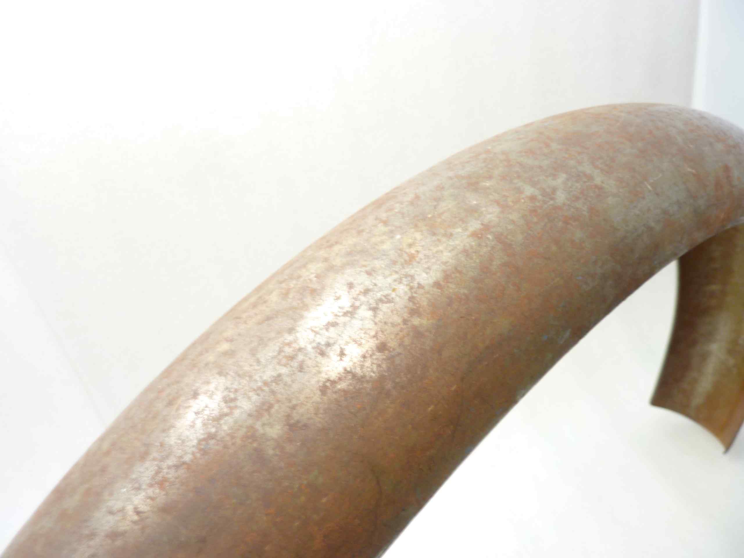 Parafango moto epoca da corsa anteriore NUOVO lunghezza 70 cm - larghezza interna 7,7 cm - atezza totale 41,5 cm - immagine 5