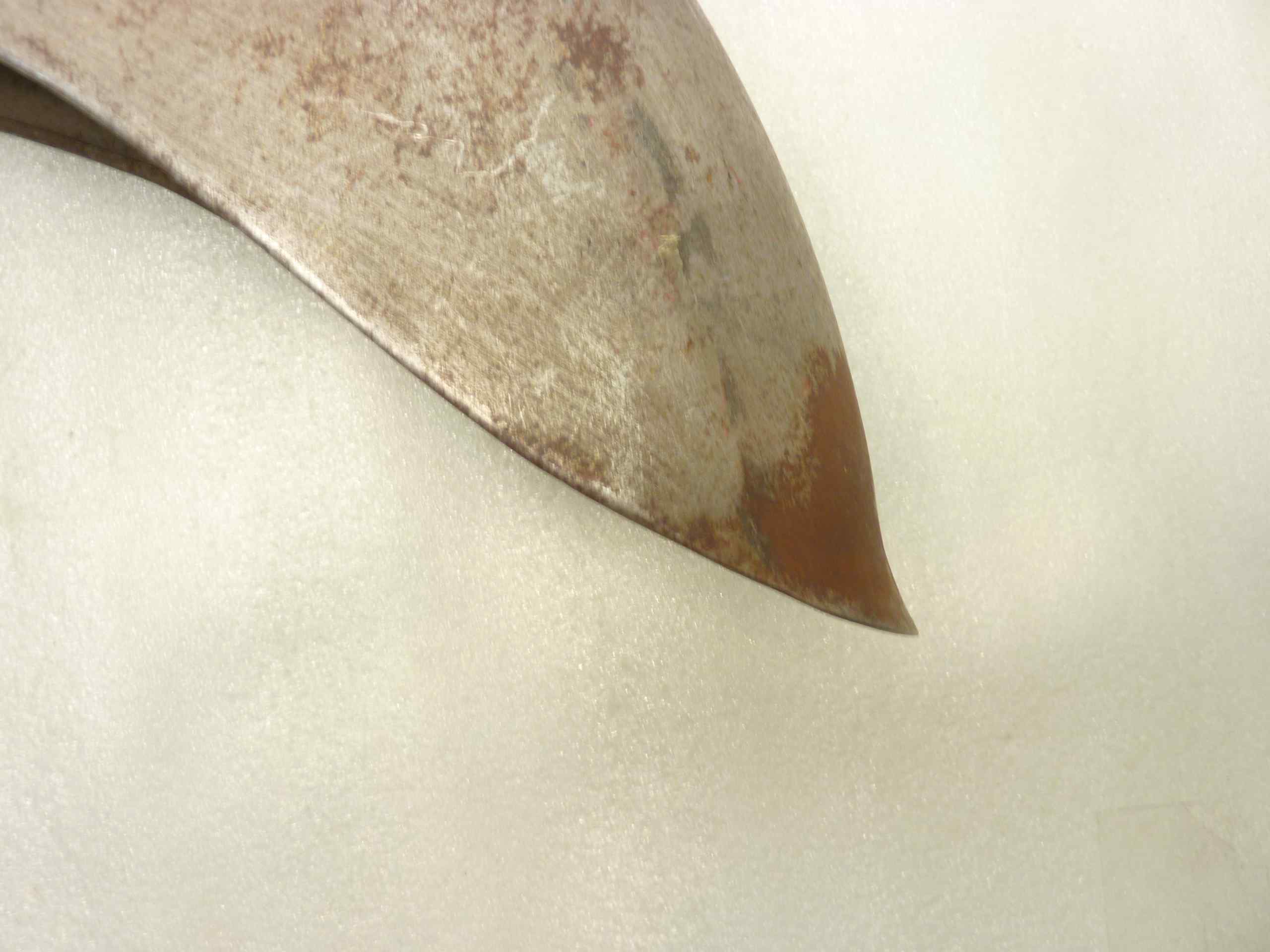 Parafango moto epoca da corsa posteriore NUOVO lunghezza 65 cm - larghezza interna 9,2 cm - atezza totale 36 cm - immagine 11