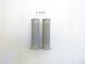 Coppia manopole moto epoca diam 22 e 25 lungh tot 124 mm nuovo fondo di magazzino