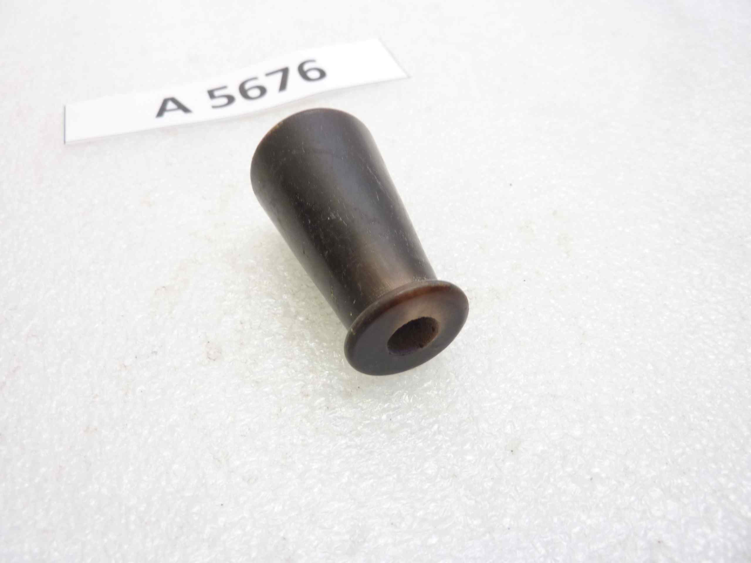 Pomello Pomolo Leva auto moto epoca osso o bachelite diam max 24 mm Alt 45 mm Foro 8 mm nuovo fondo di magazzino - immagine 2