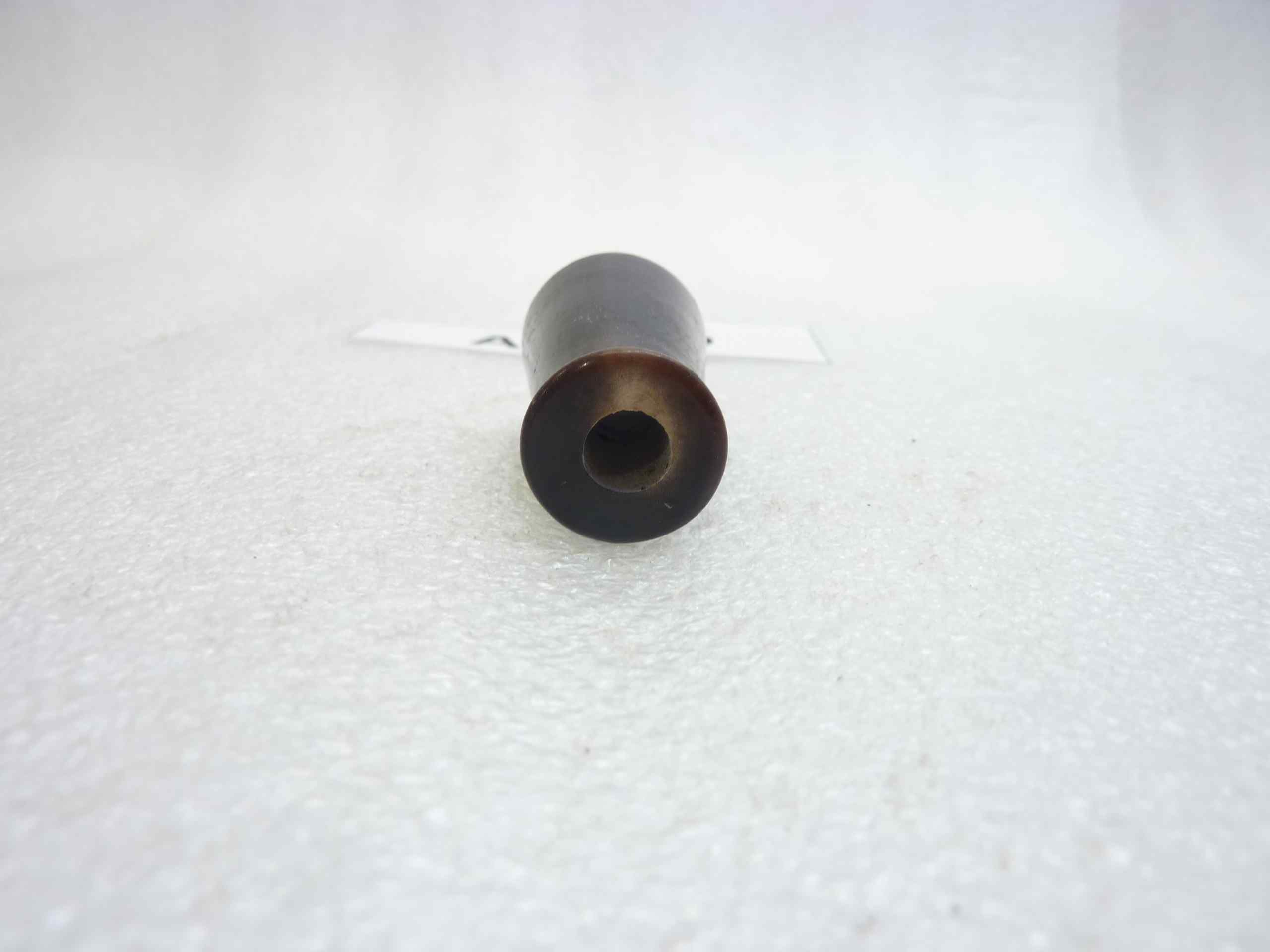Pomello Pomolo Leva auto moto epoca osso o bachelite diam max 24 mm Alt 45 mm Foro 8 mm nuovo fondo di magazzino - immagine 3