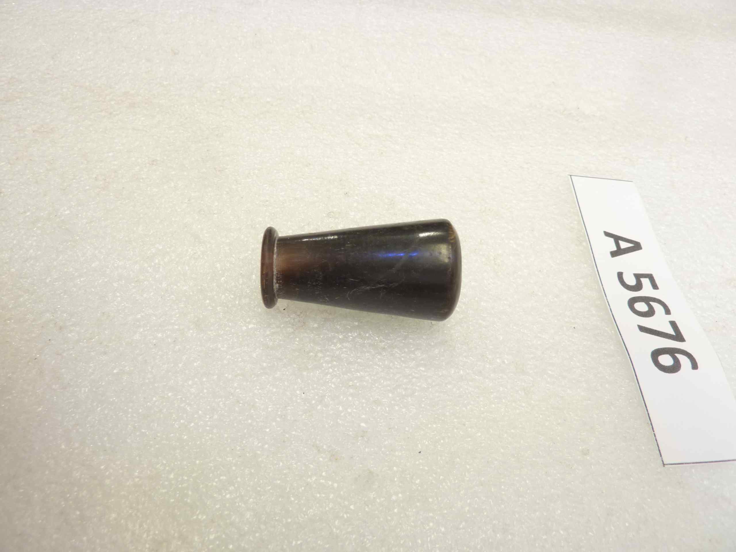 Pomello Pomolo Leva auto moto epoca osso o bachelite diam max 24 mm Alt 45 mm Foro 8 mm nuovo fondo di magazzino - immagine 4