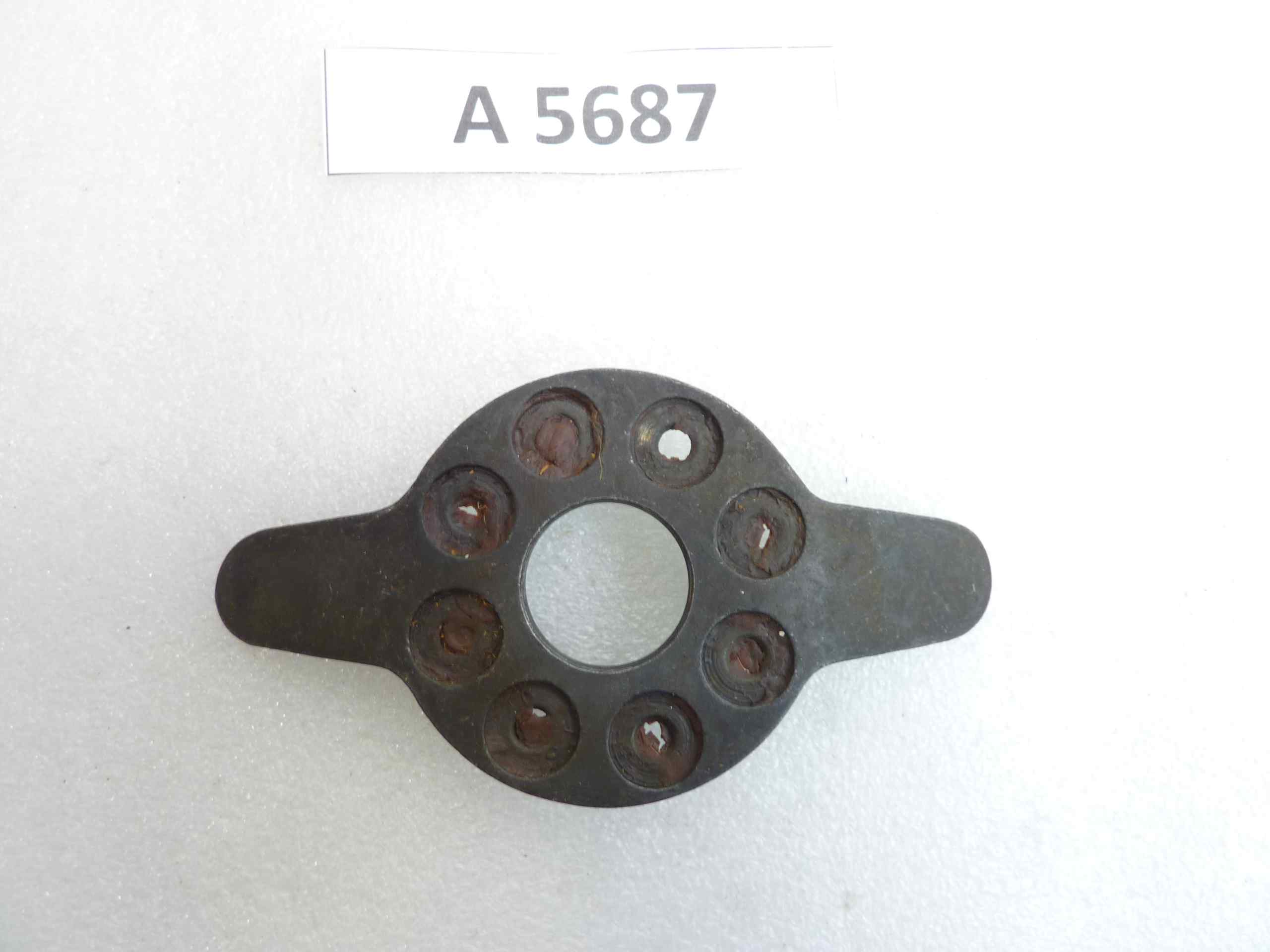 Piastra Registro Guzzi Ercole forcella anteriore cod 25535400 - immagine 3