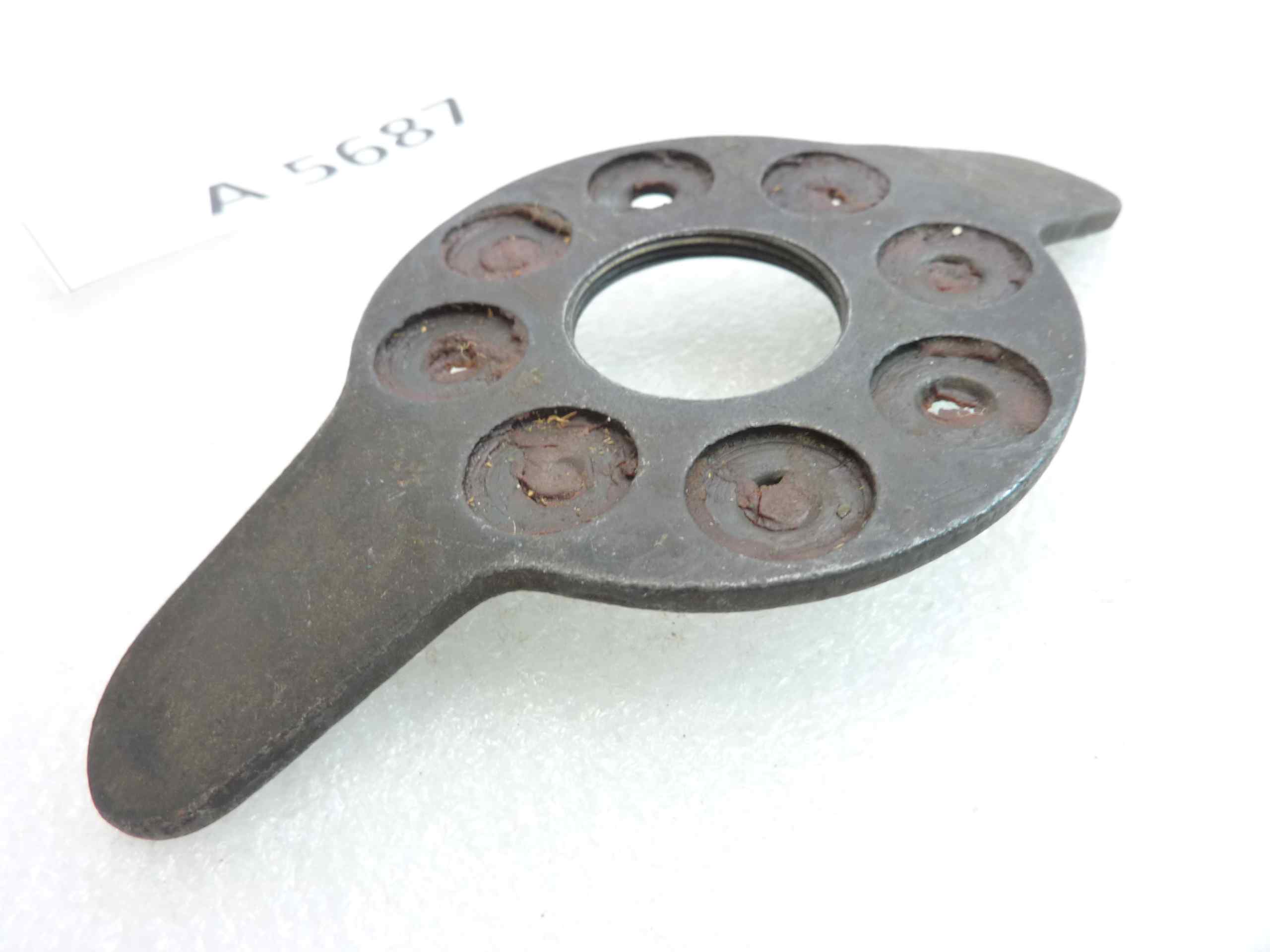 Piastra Registro Guzzi Ercole forcella anteriore cod 25535400 - immagine 5