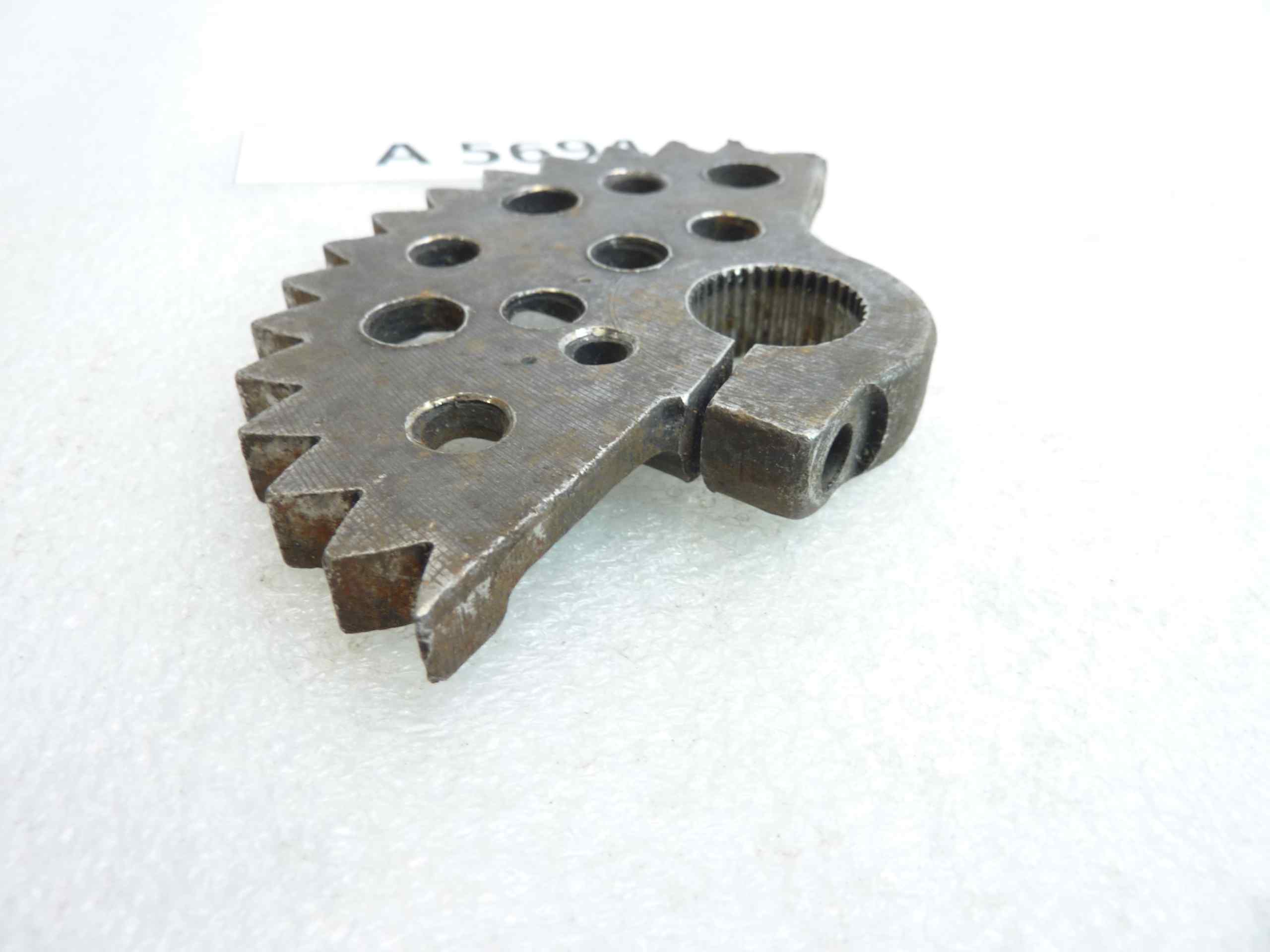 Ingranaggio messa in moto Guzzi Stornello largh tot 101 mm diam 18 mm Alleggerito nuovo fondo di magazzino - immagine 3