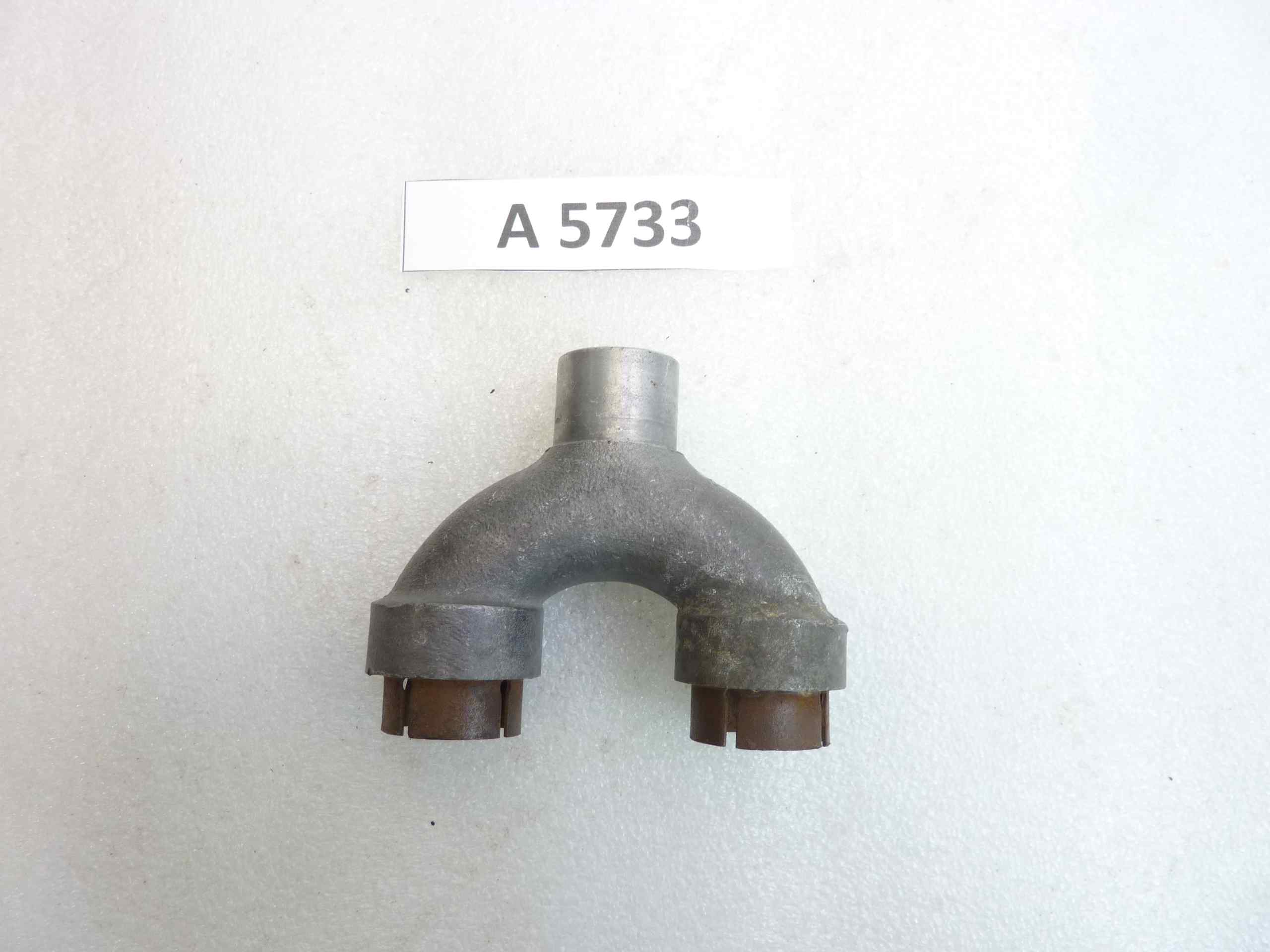 Collettore doppio carburatore Gilera B 250 diam 25 mm 27 mm 27 mm nuovo fondo di magazzino