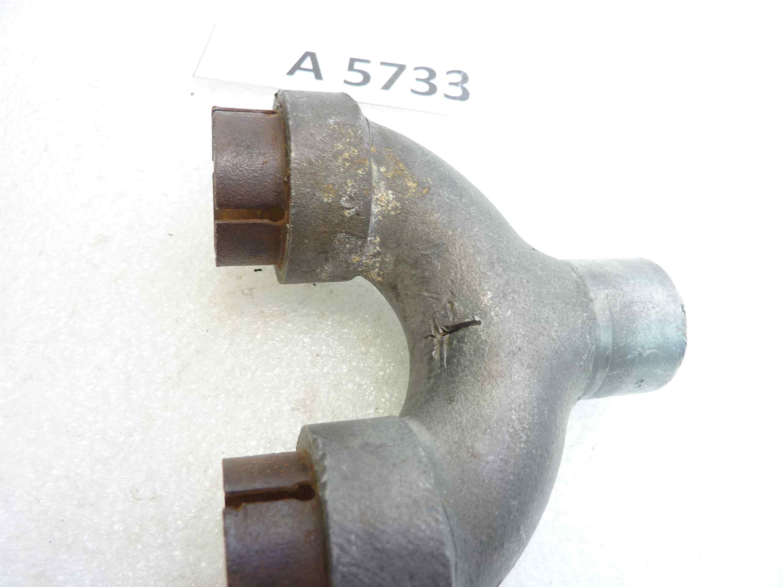 Collettore doppio carburatore Gilera B 250 diam 25 mm 27 mm 27 mm nuovo fondo di magazzino - immagine 3