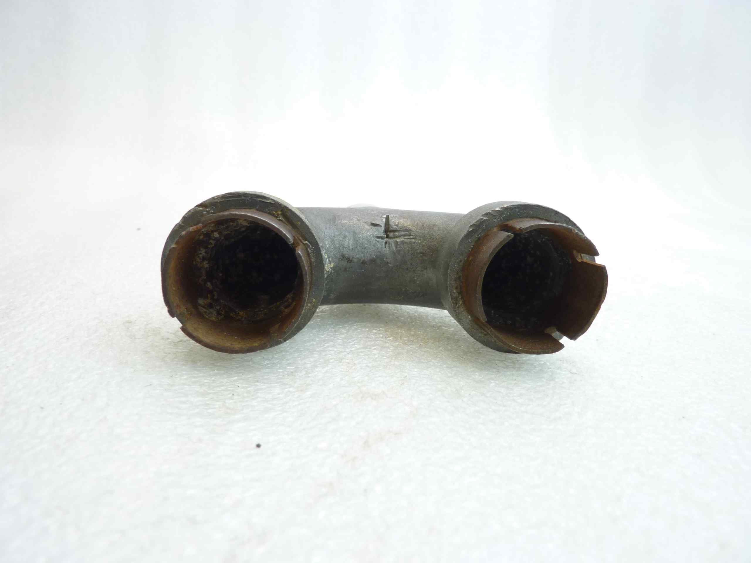 Collettore doppio carburatore Gilera B 250 diam 25 mm 27 mm 27 mm nuovo fondo di magazzino - immagine 4
