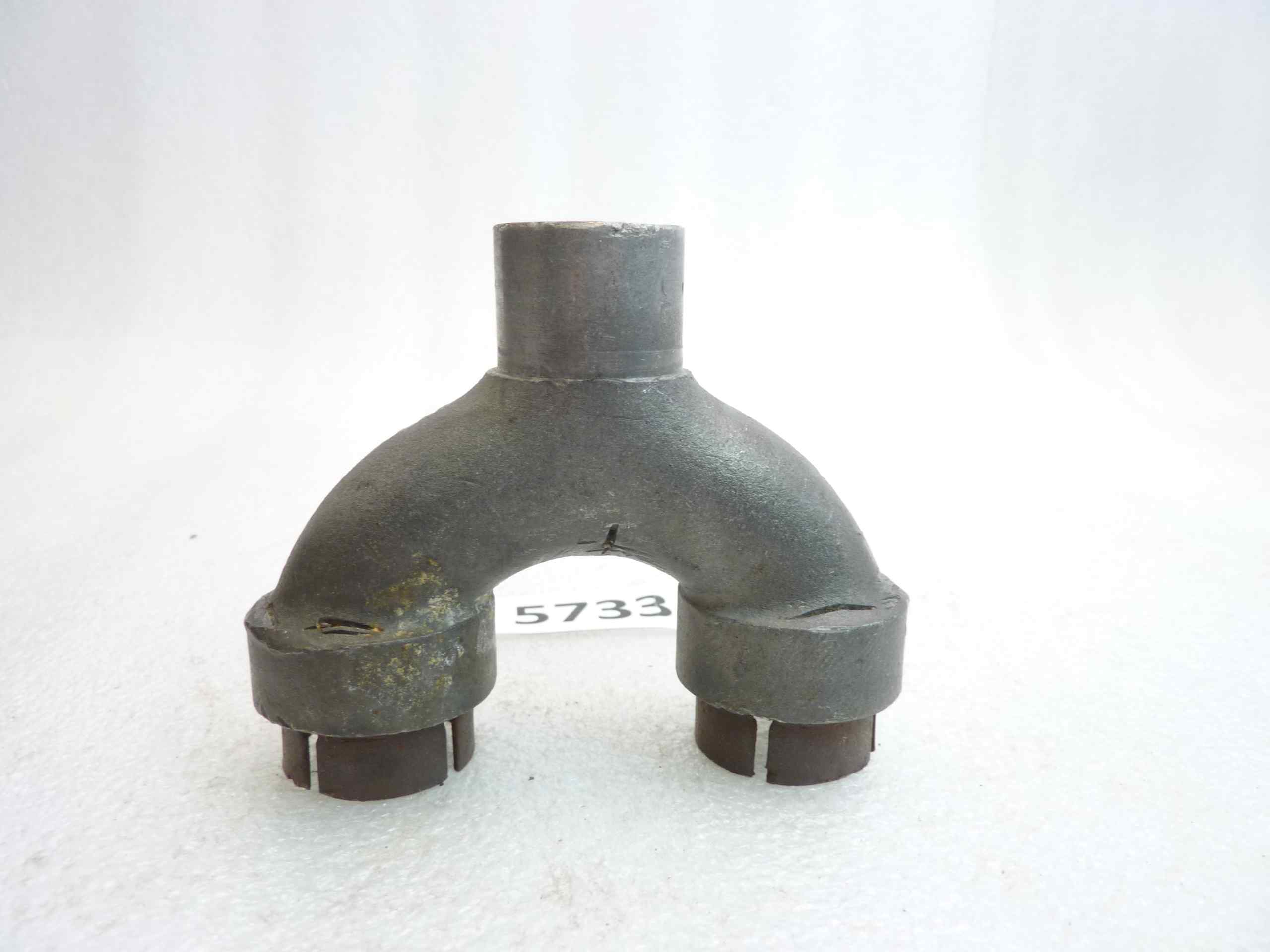 Collettore doppio carburatore Gilera B 250 diam 25 mm 27 mm 27 mm nuovo fondo di magazzino - immagine 6