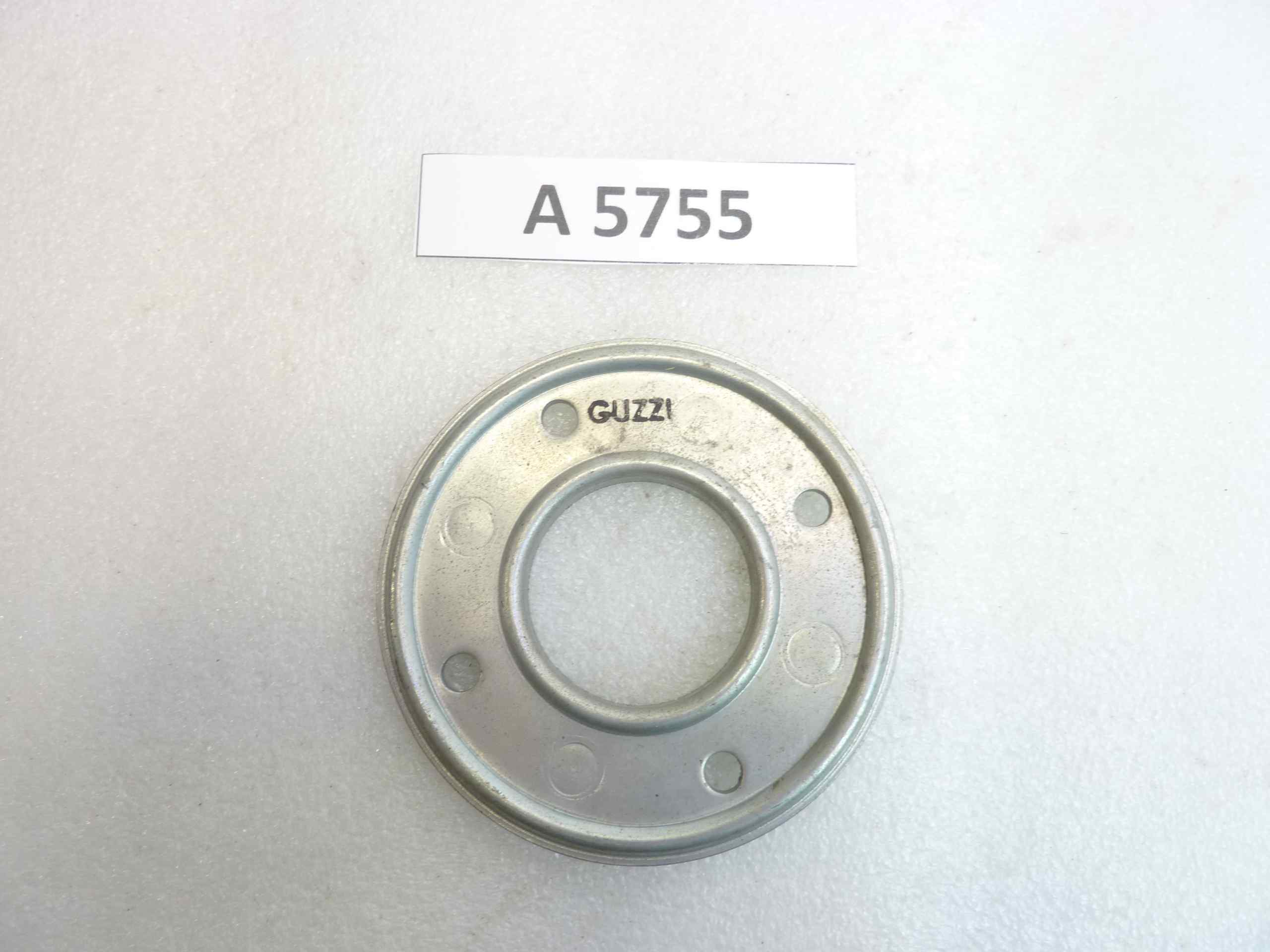 Disco parastrappi Guzzi attacco 4 fori diam est 95 mm diam int fori 42 mm cod 41335200 nuovo fondo di magazzino