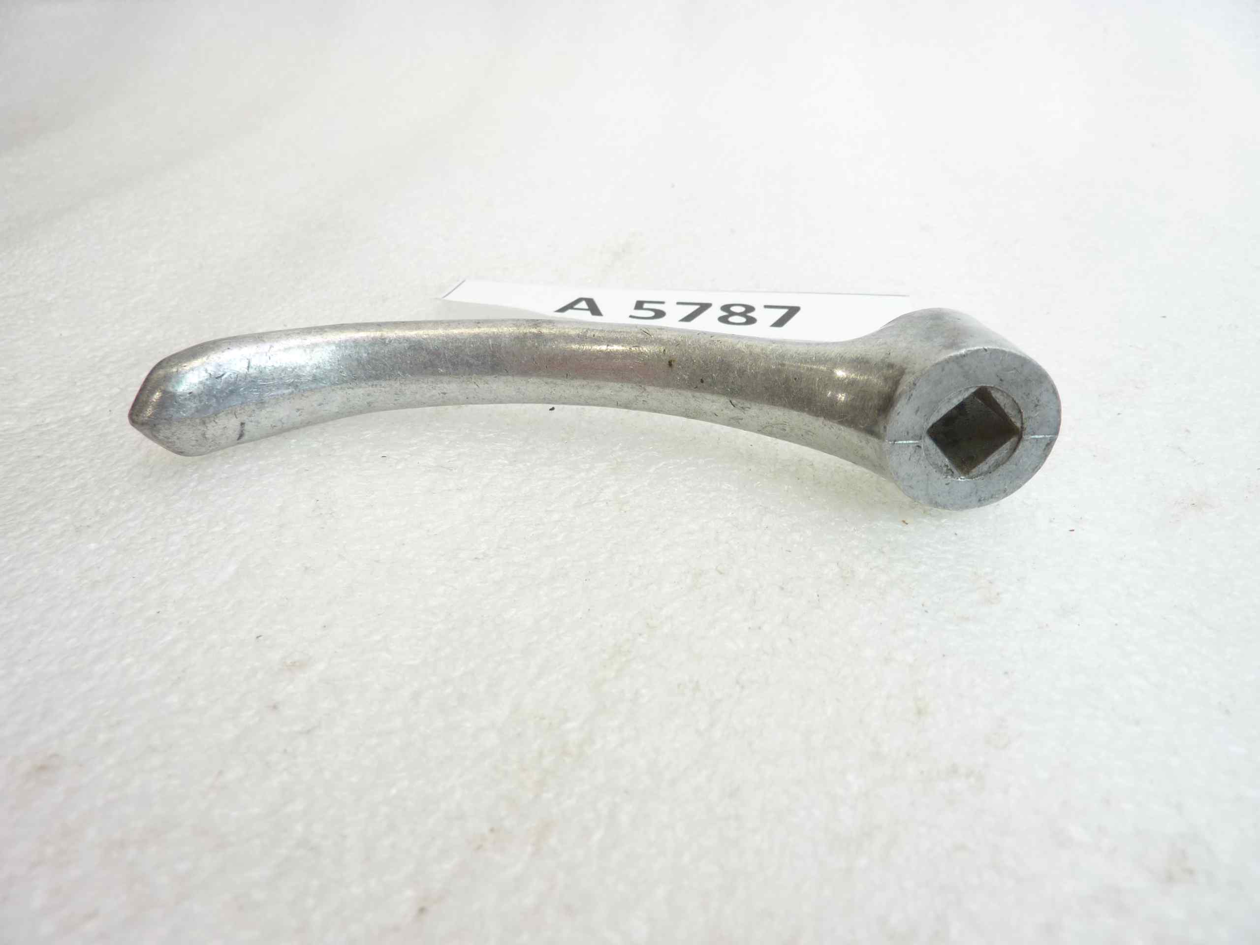 Maniglia interna portiera Fiat epoca lungh 12 cm foro quad 83 mm nuovo fondo di magazzino - immagine 3