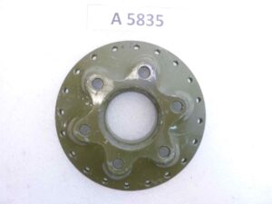 Flangia mozzo ruota Guzzi Airone 250 diam int 41,5 mm est 130 mm nuovo fondo di magazzino
