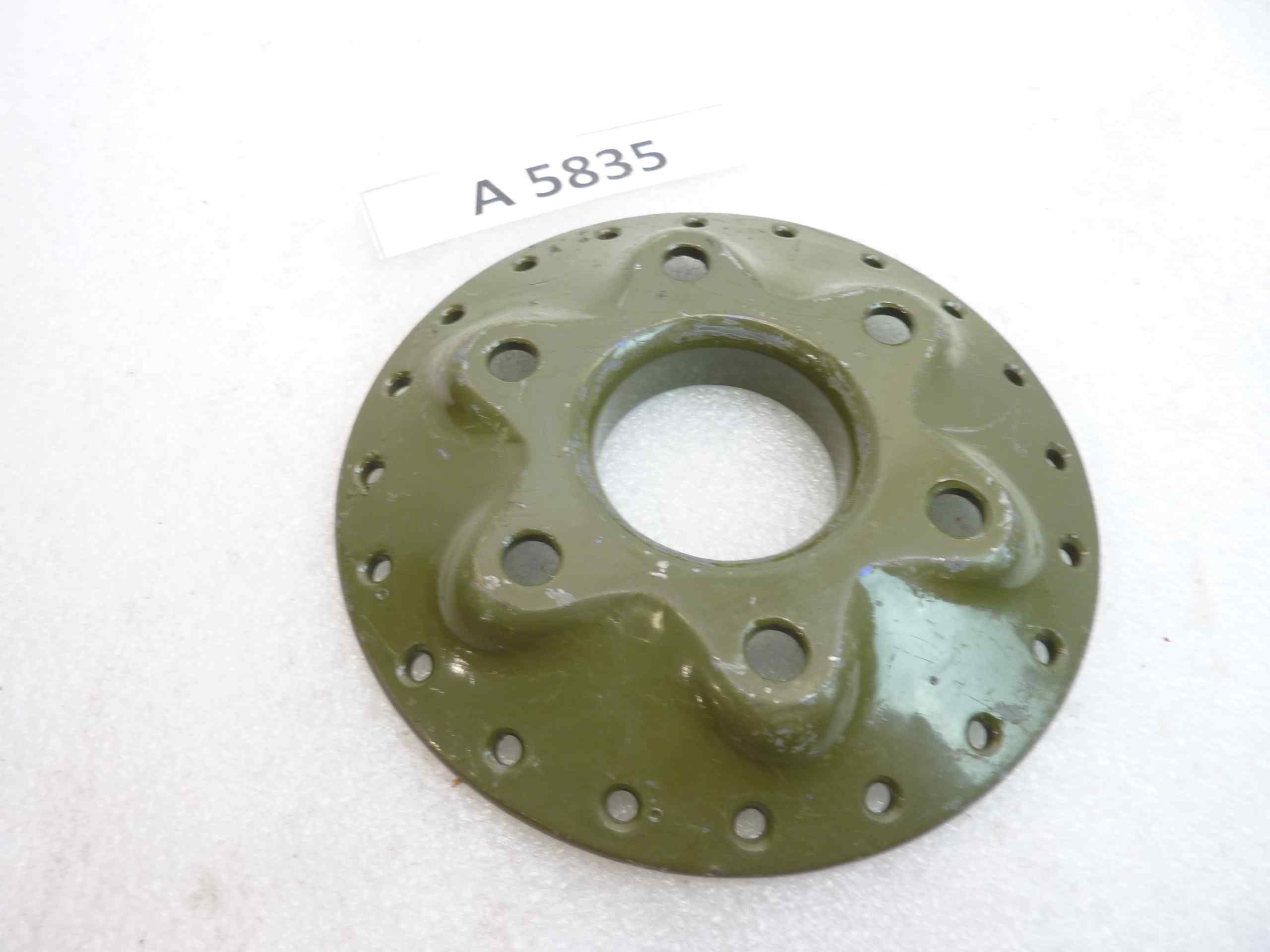 Flangia mozzo ruota Guzzi Airone 250 diam int 41,5 mm est 130 mm nuovo fondo di magazzino - immagine 2