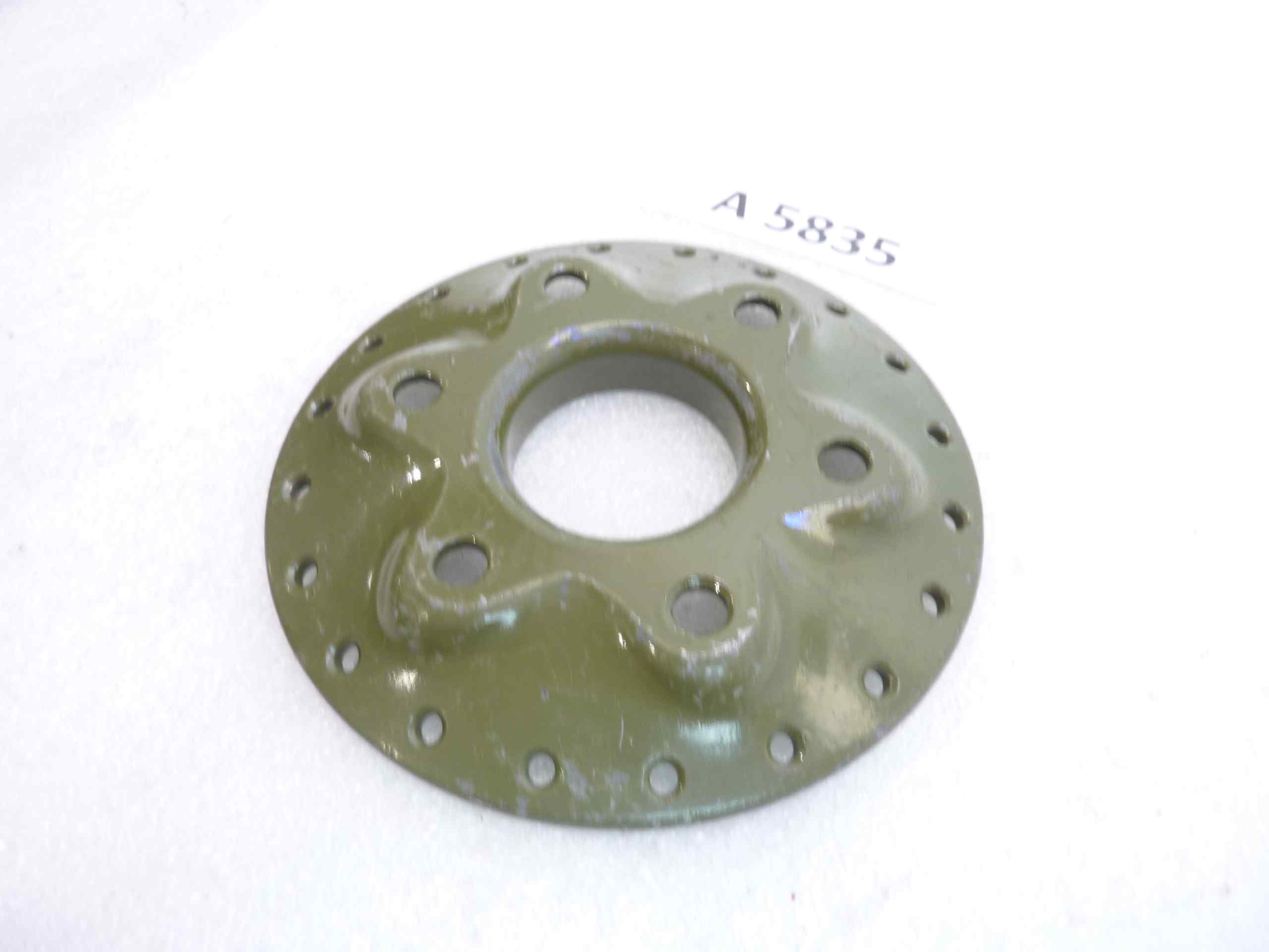 Flangia mozzo ruota Guzzi Airone 250 diam int 41,5 mm est 130 mm nuovo fondo di magazzino - immagine 3