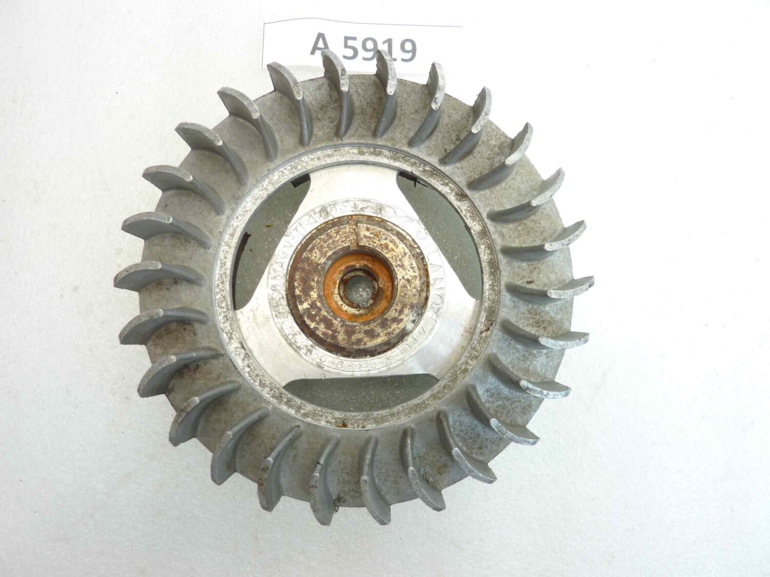 Volano Magnete Filso diam est 140 mm diam int 103 mm con ventola motocarro motozappa motocoltivatore