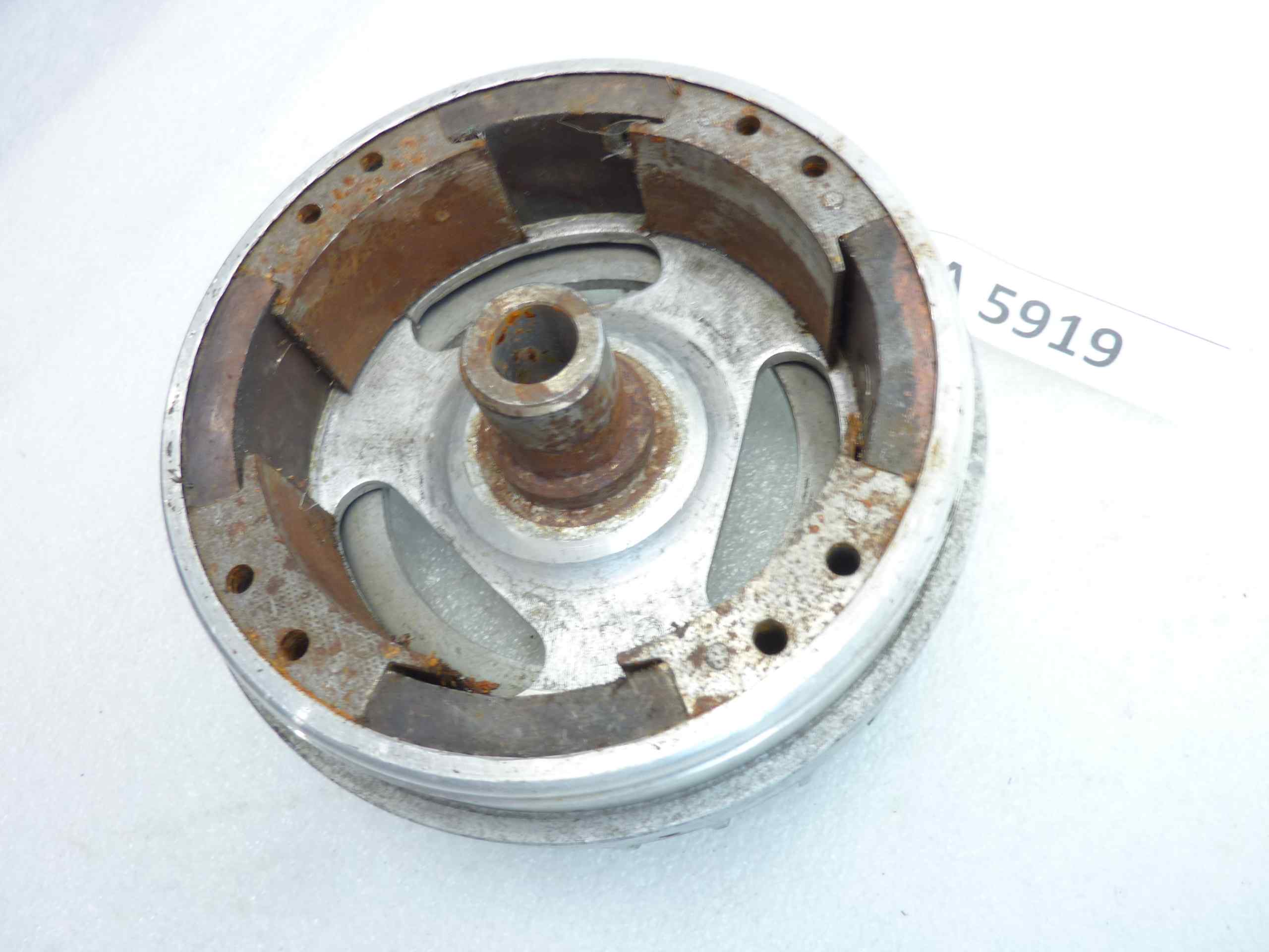 Volano Magnete Filso diam est 140 mm diam int 103 mm con ventola motocarro motozappa motocoltivatore - immagine 6