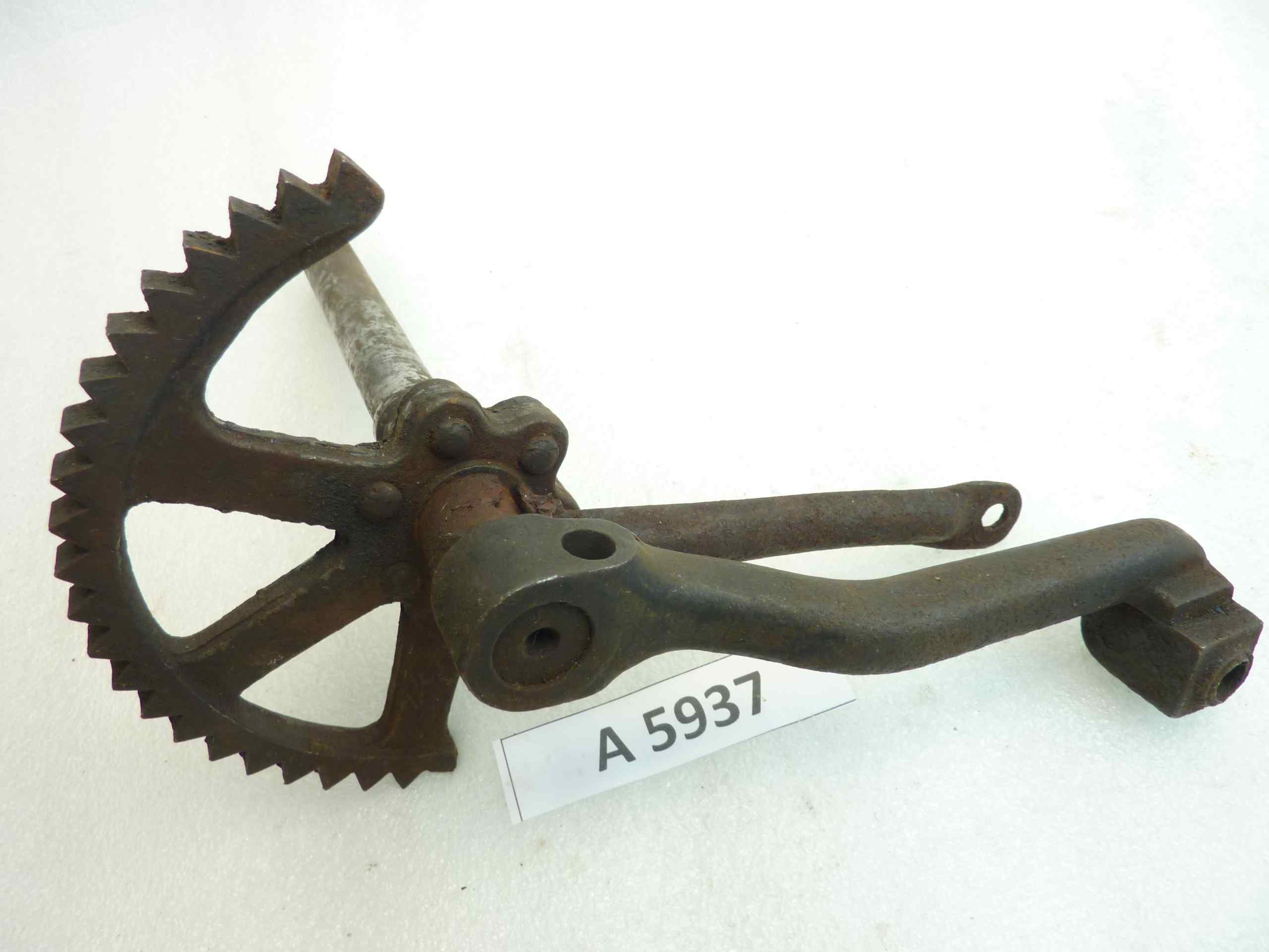 Albero messa in moto Guzzi Alce Superalce leva pedale avviamento - immagine 6