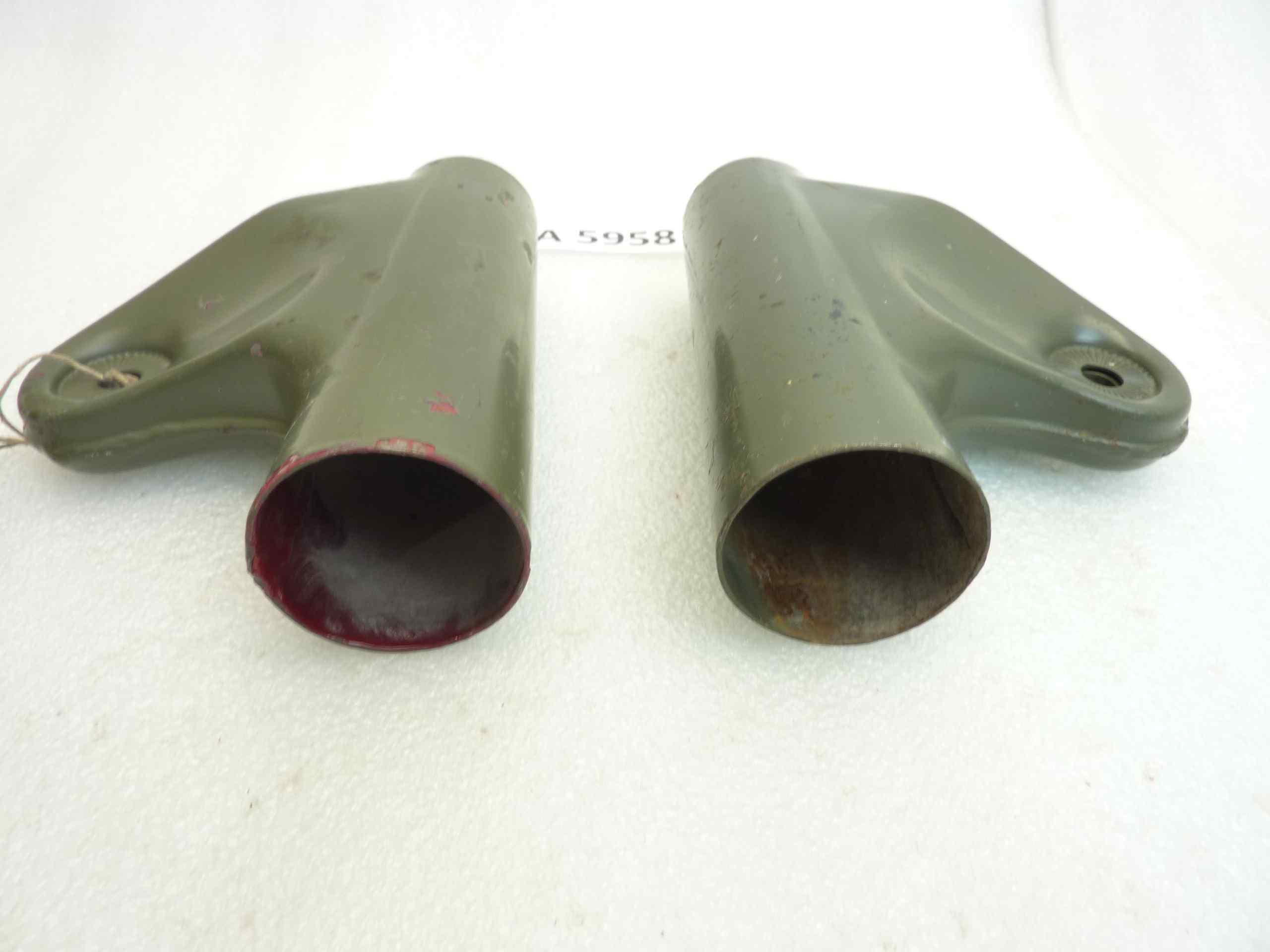 Staffe faro Puch 125 TT TS coppia Diam 38 - 44 mm lungh 136 mm NUOVO fondo di magazzino - immagine 2