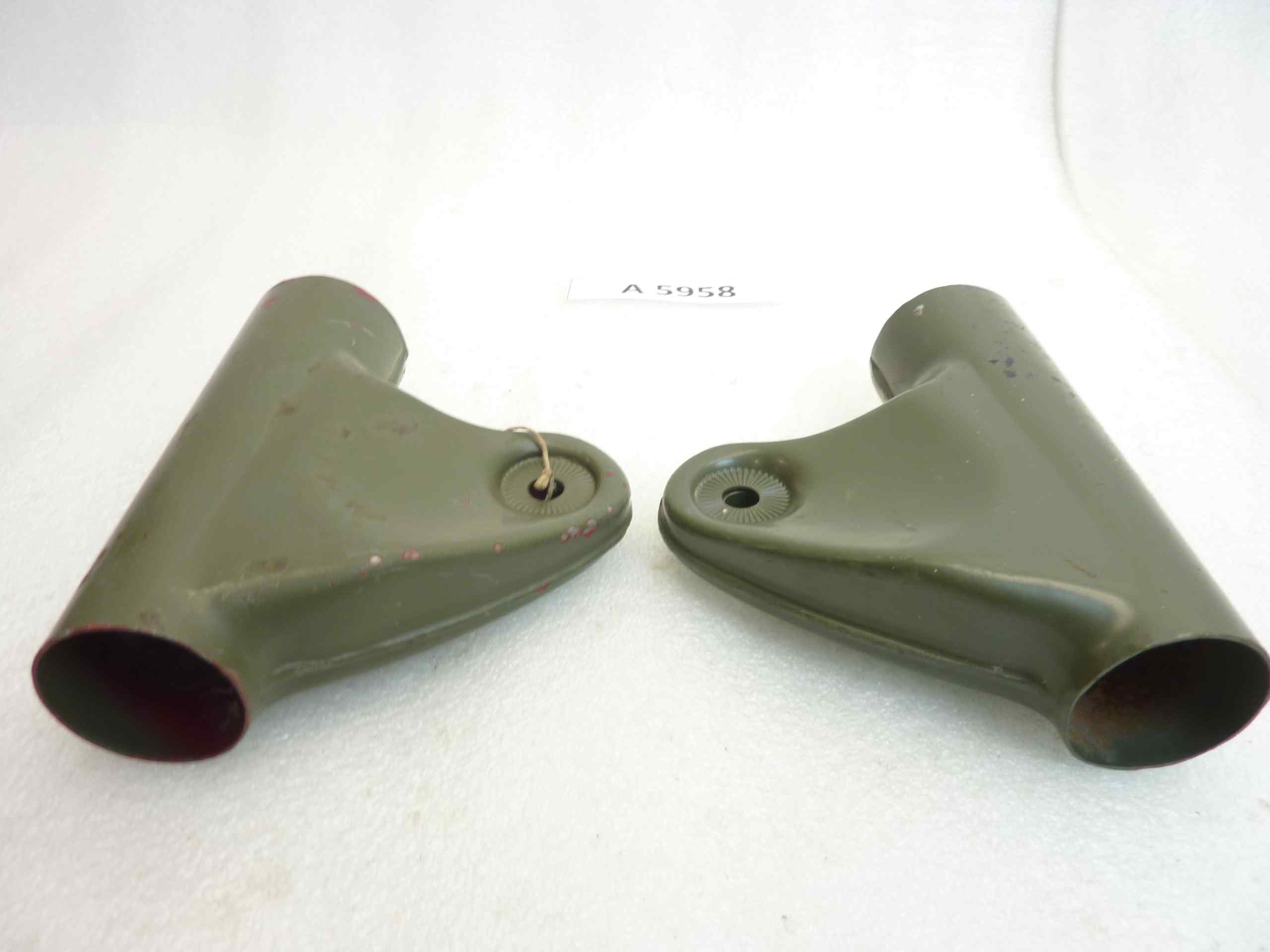 Staffe faro Puch 125 TT TS coppia Diam 38 - 44 mm lungh 136 mm NUOVO fondo di magazzino - immagine 5
