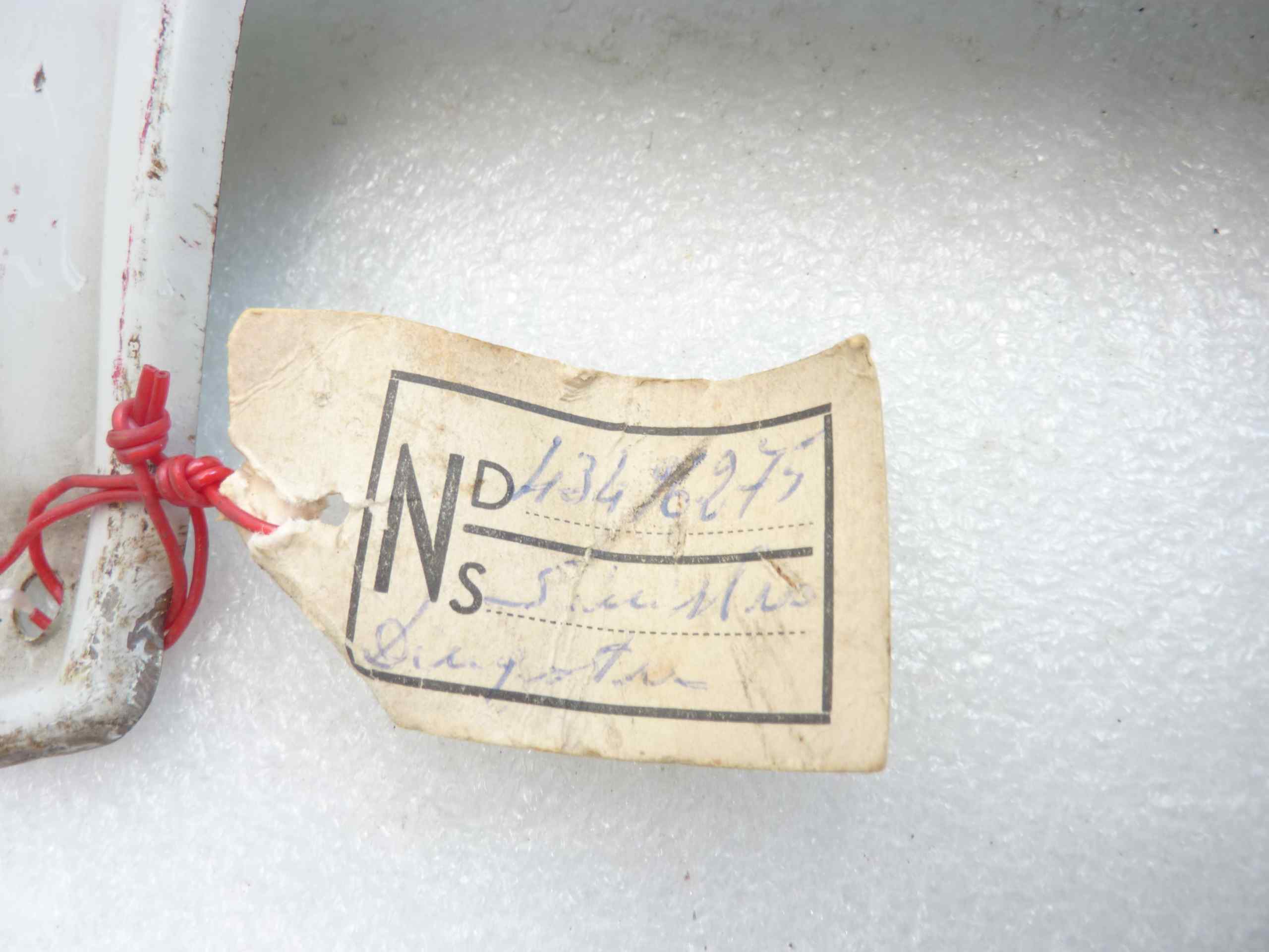 Staffe faro Guzzi Dingo Cross 1966 foderi forcella NUOVO fondo di magazzino - immagine 5