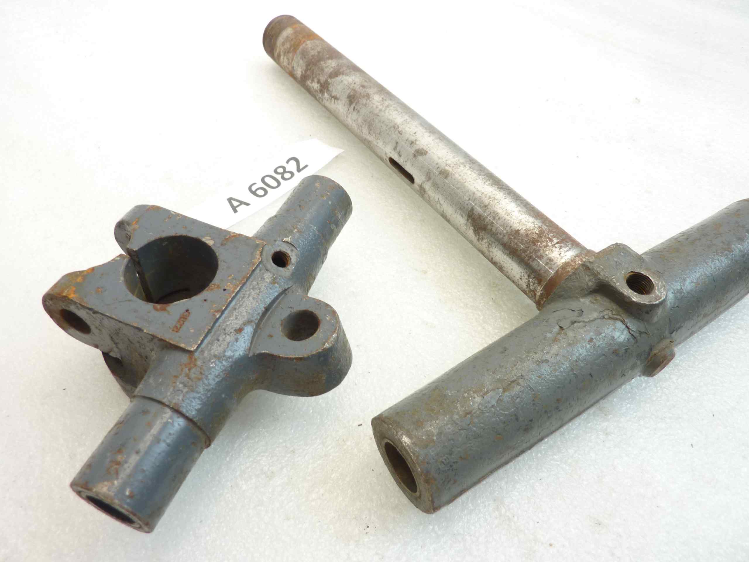 Base sterzo testa Guzzi Ercole forcella anteriore cod 25510201 25512501 boccole da 16 mm la base e 14 mm la testa nuovo fondo di magazzino - immagine 2