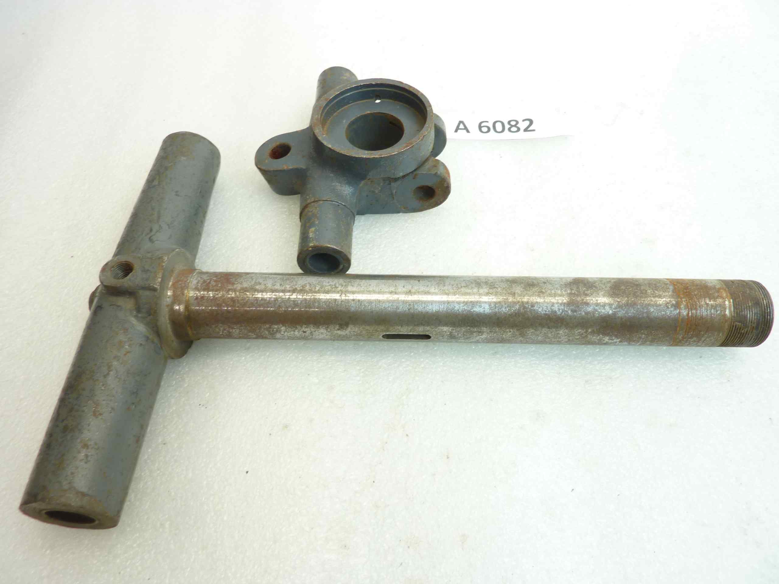 Base sterzo testa Guzzi Ercole forcella anteriore cod 25510201 25512501 boccole da 16 mm la base e 14 mm la testa nuovo fondo di magazzino - immagine 5