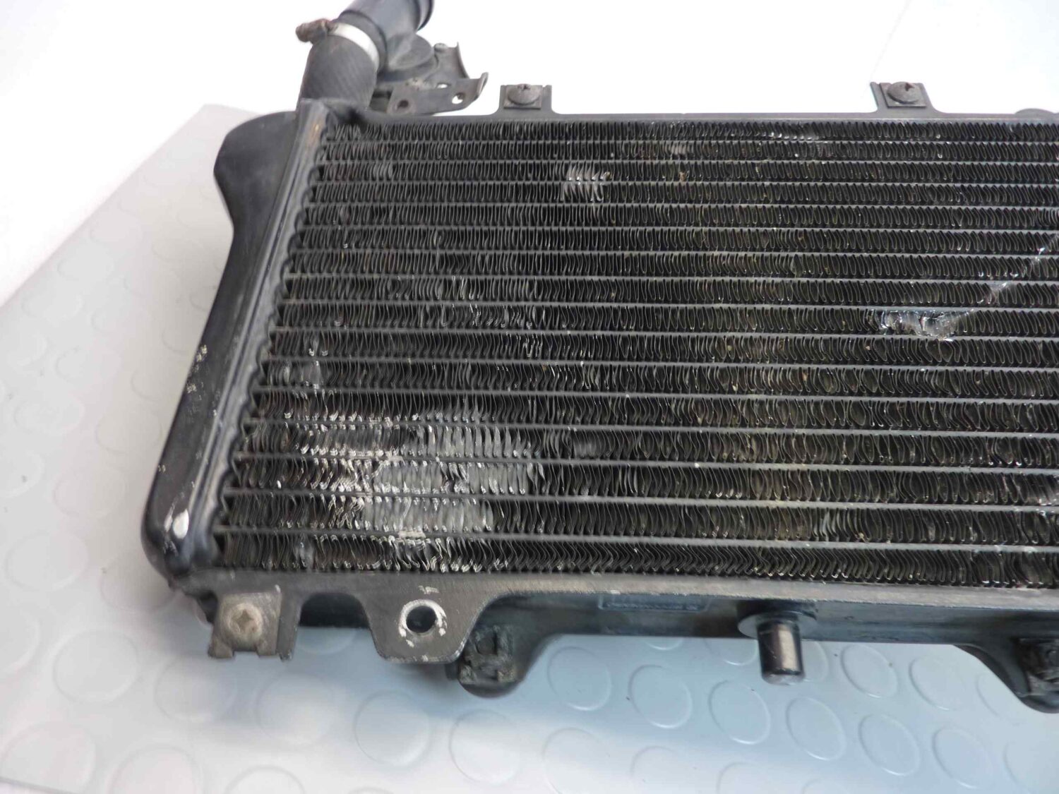 Radiatore Kawasaki GPX 750 Ninja Nippondenso 1986 - 1987 con ventola cod 022000 9411 - immagine 11