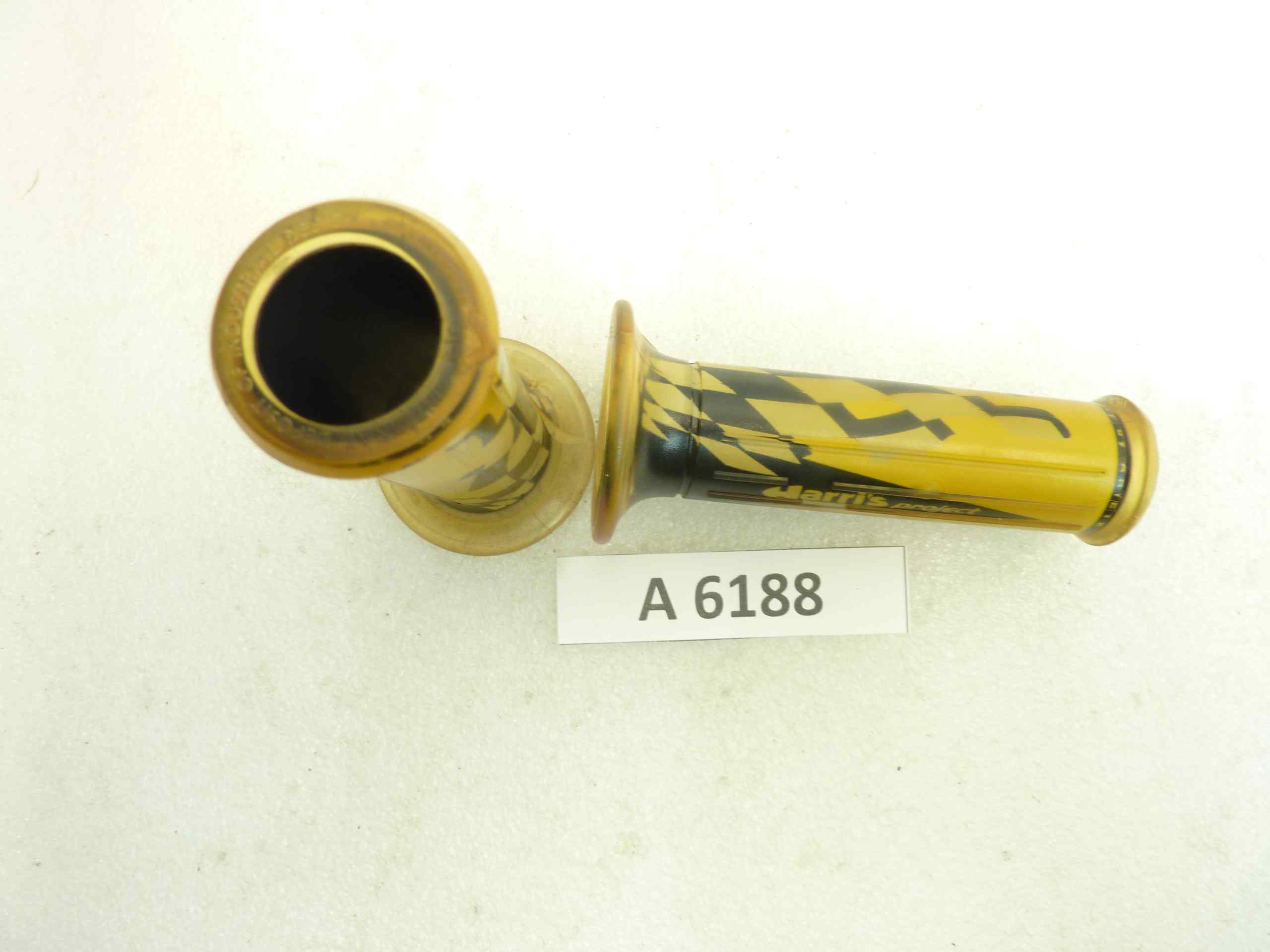 Coppia manopole Harri's racing cod 01687 NUOVO fondo di magazzino vedi foto leggi descrizione - immagine 2