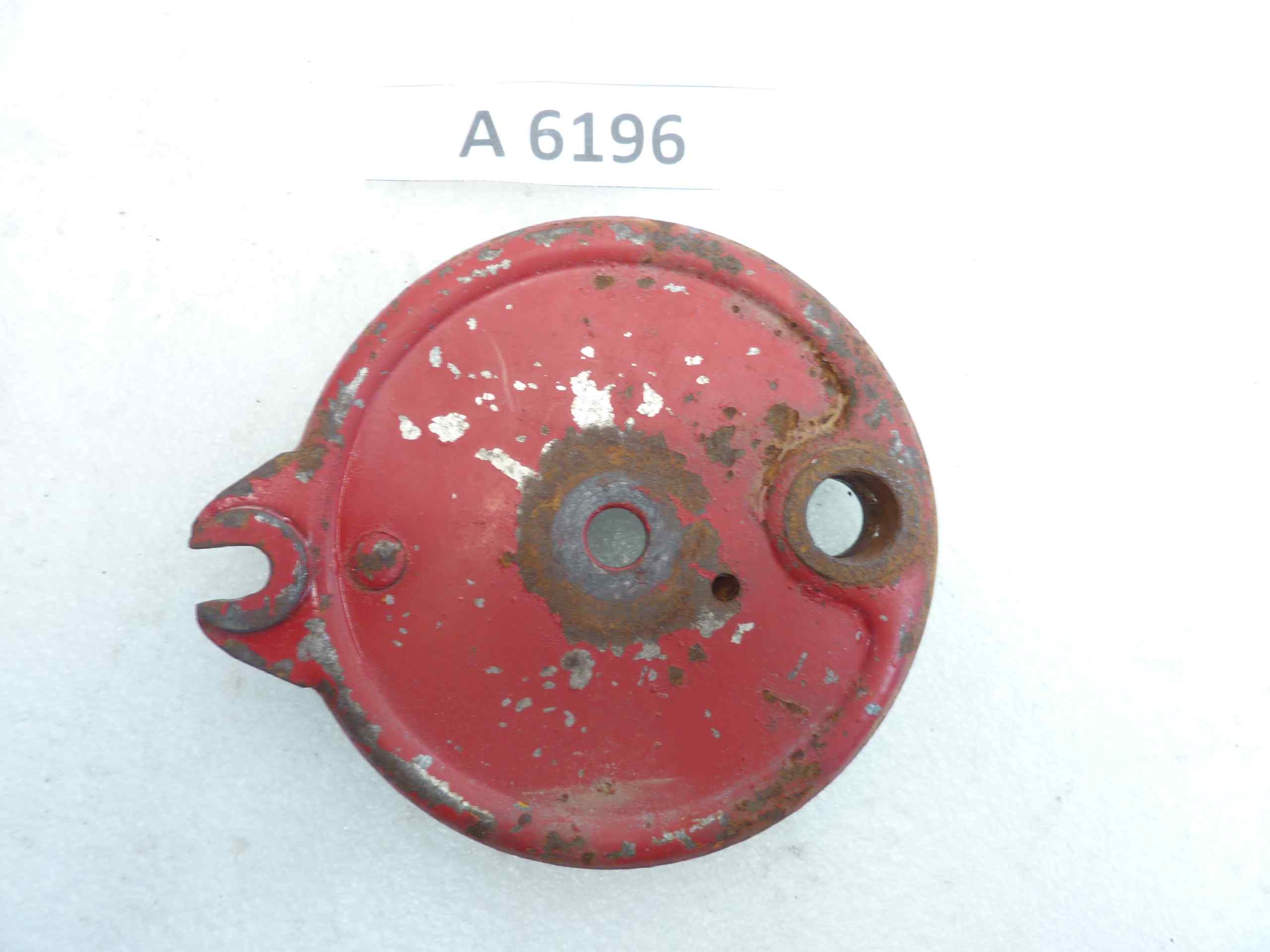 Disco piatto porta ganasce Guzzi Cardellino mozzo freni anteriore