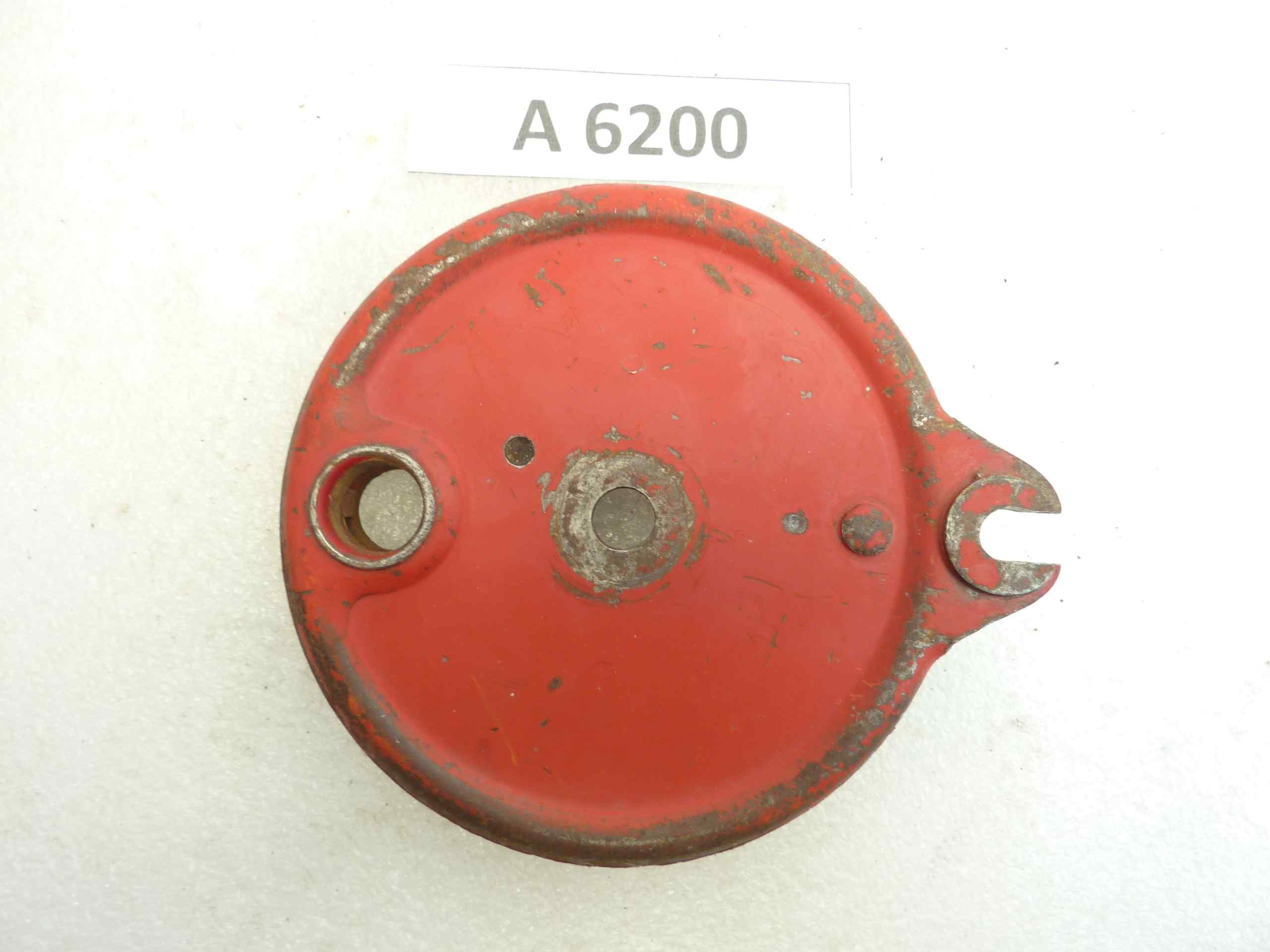 Disco piatto porta ganasce Guzzi Cardellino mozzo freni anteriore