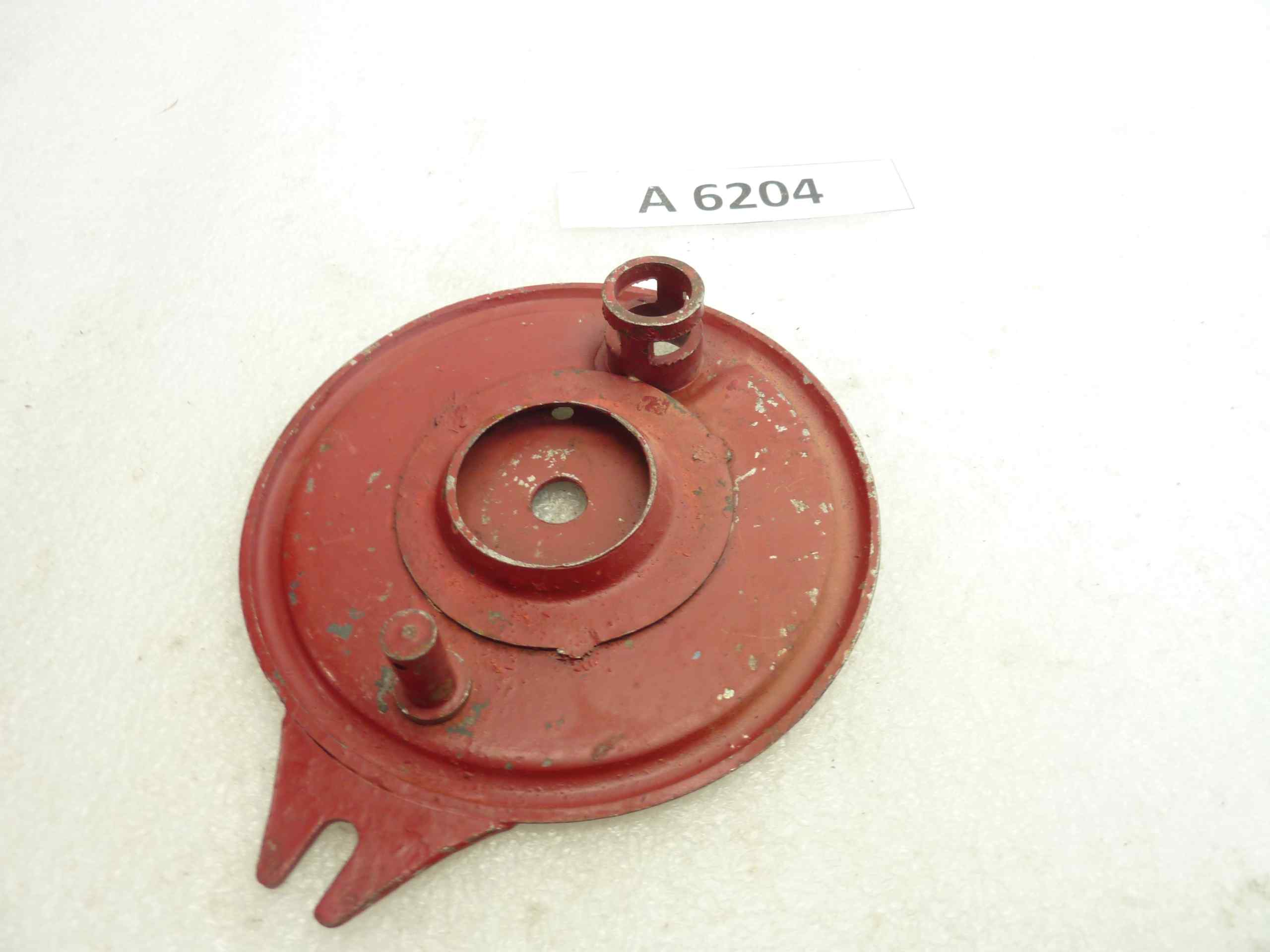 Disco piatto porta ganasce Guzzi Guzzino mozzo freni anteriore - immagine 4