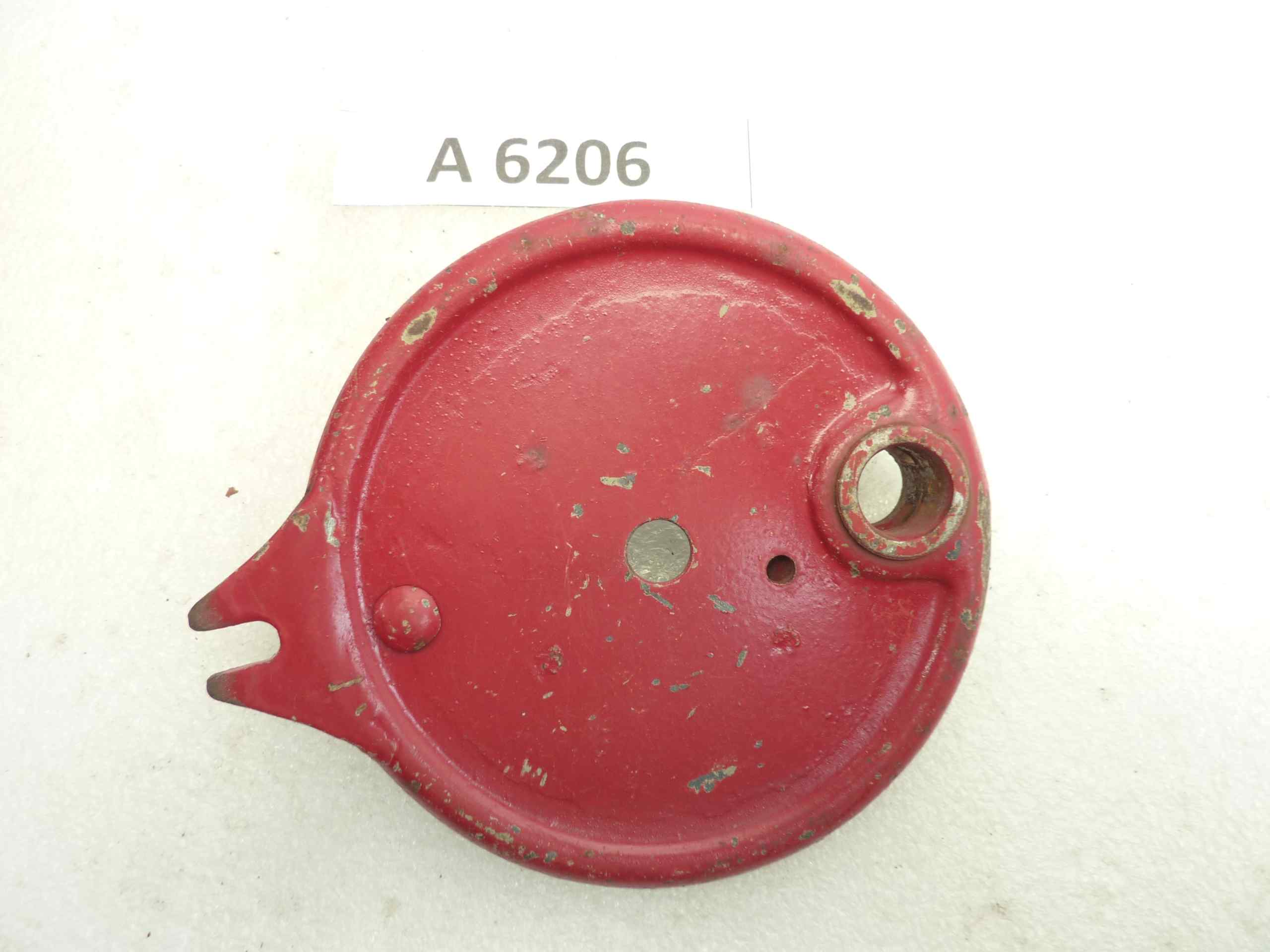 Disco piatto porta ganasce Guzzi Guzzino mozzo freni anteriore
