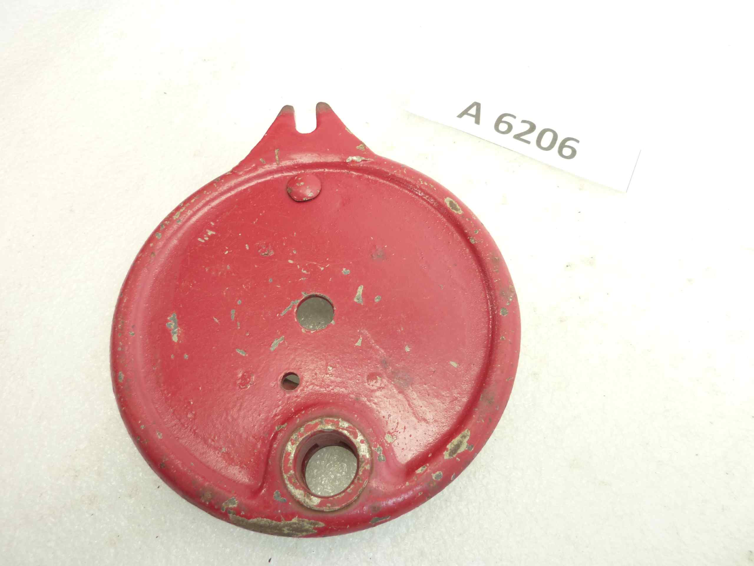 Disco piatto porta ganasce Guzzi Guzzino mozzo freni anteriore - immagine 2