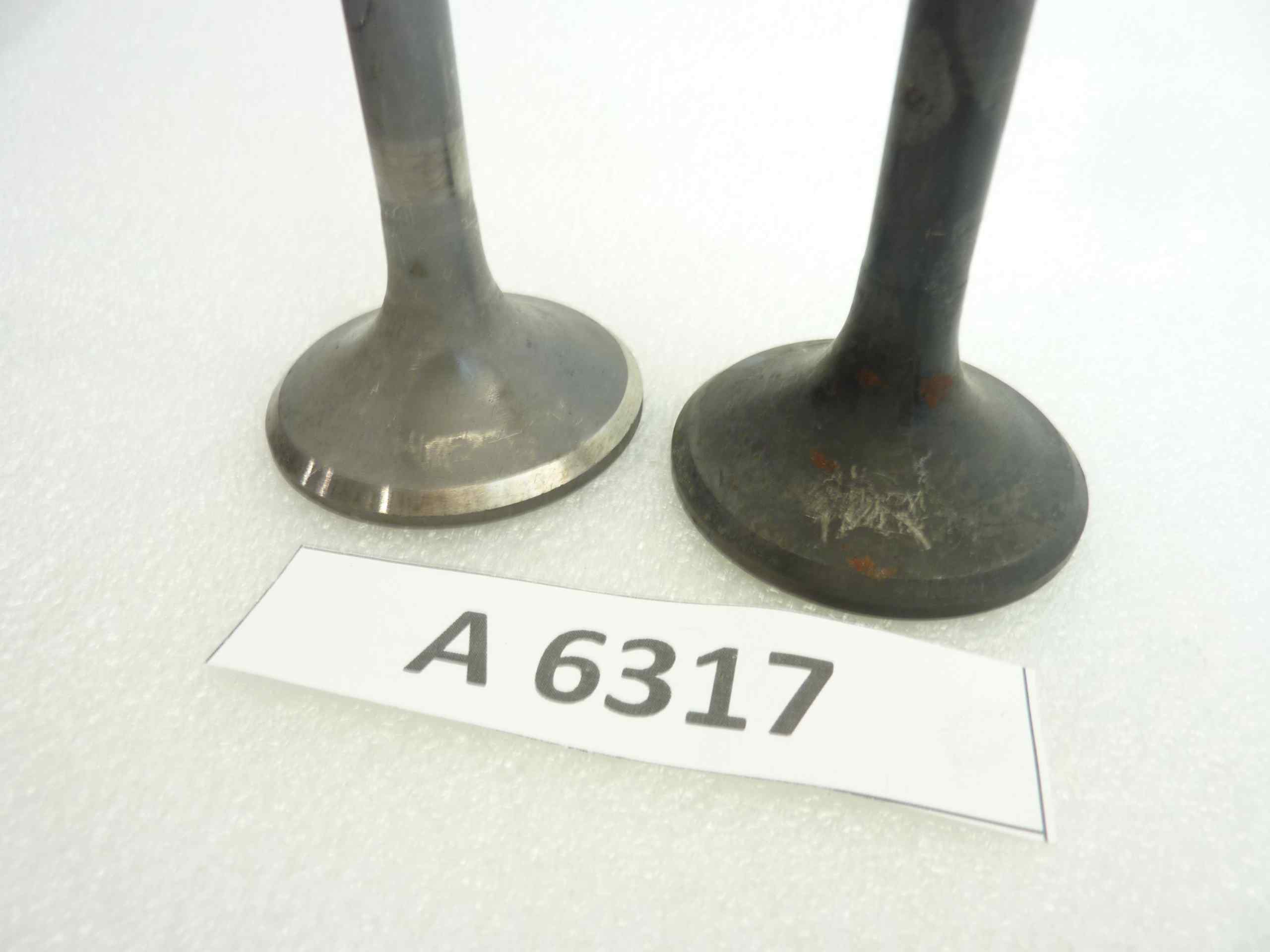 Coppia valvole testa diam 55 mm - stelo diam 12 mm- lungh. Tot. 169 mm aspirazione o scarico nuovo fondo di magazzino - immagine 3