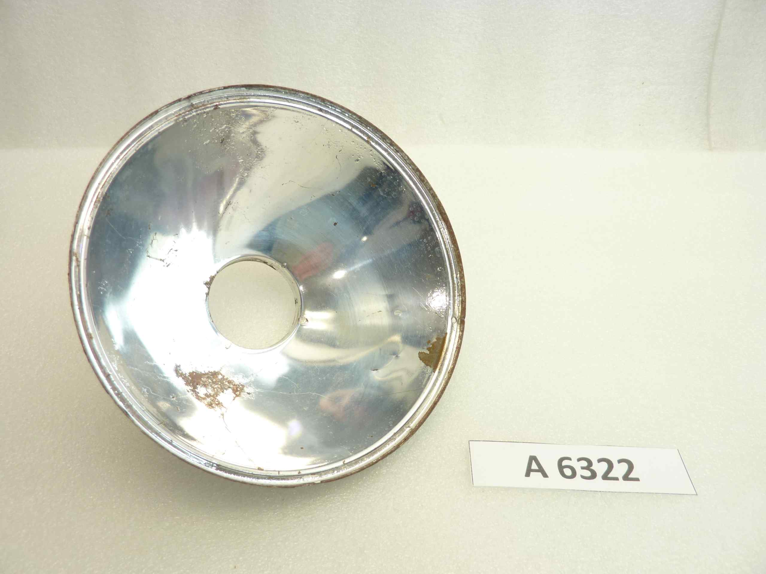 Parabola faro Cev 32 diam sede vetro 158 mm - diam foro 44 mm moto auto epoca