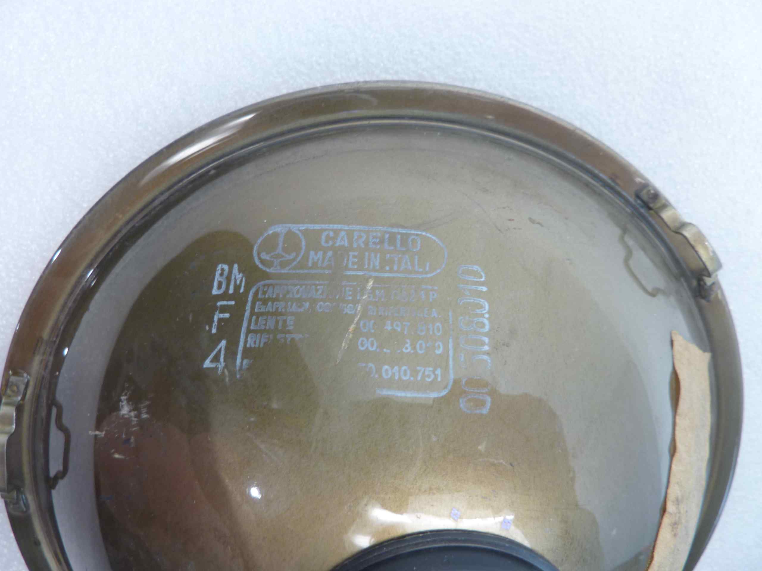 Parabola faro Carello 00508010 diam sede vetro 175 mm - diam foro 36 mm moto auto epoca - immagine 4