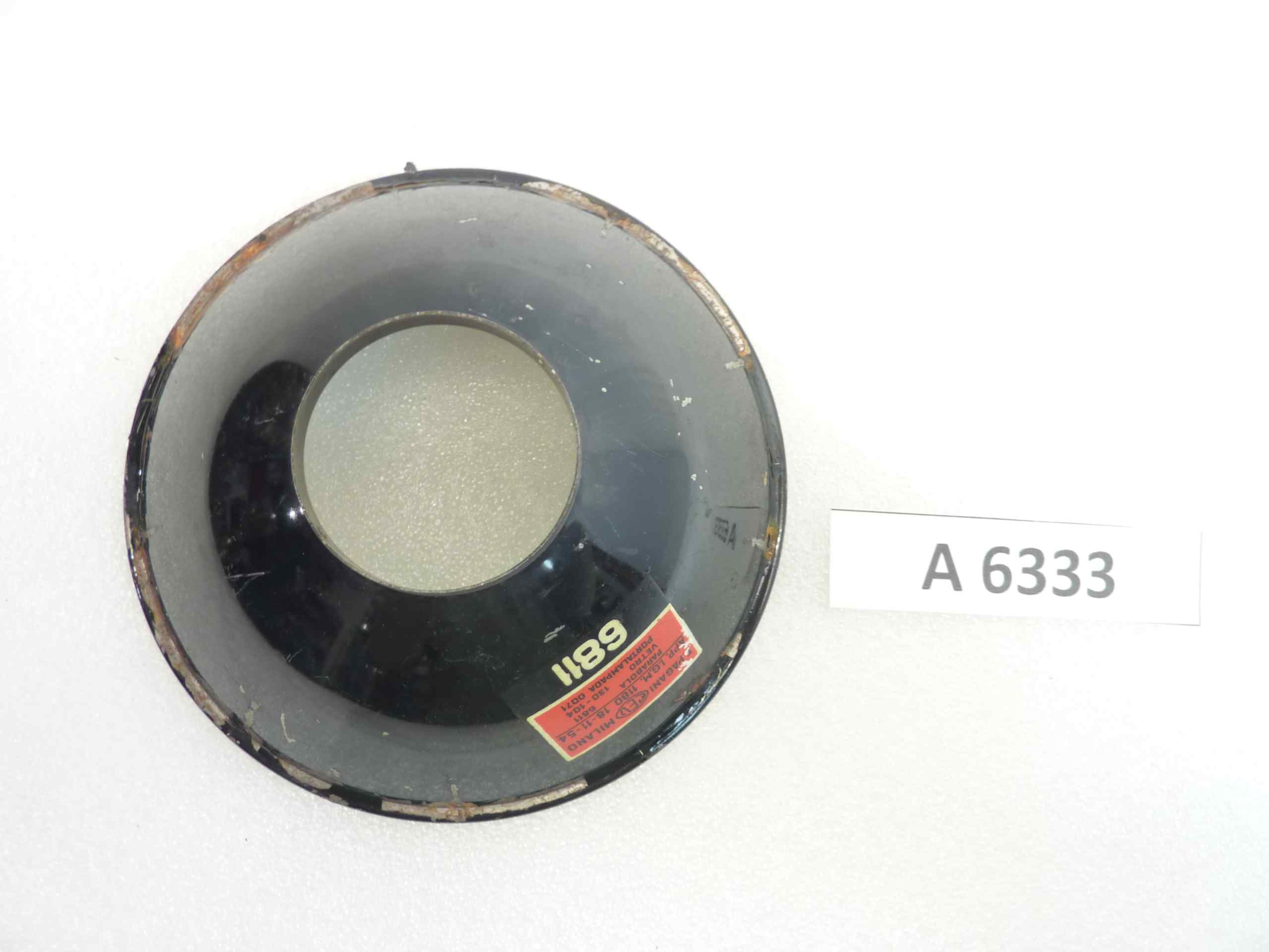 Parabola faro Cev 6811 diam sede vetro 137 mm - diam foro 45 mm moto auto epoca - immagine 2