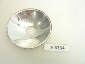 Parabola faro Carello cod 01180010 diam sede vetro 135 mm - diam foro 36 mm moto auto epoca