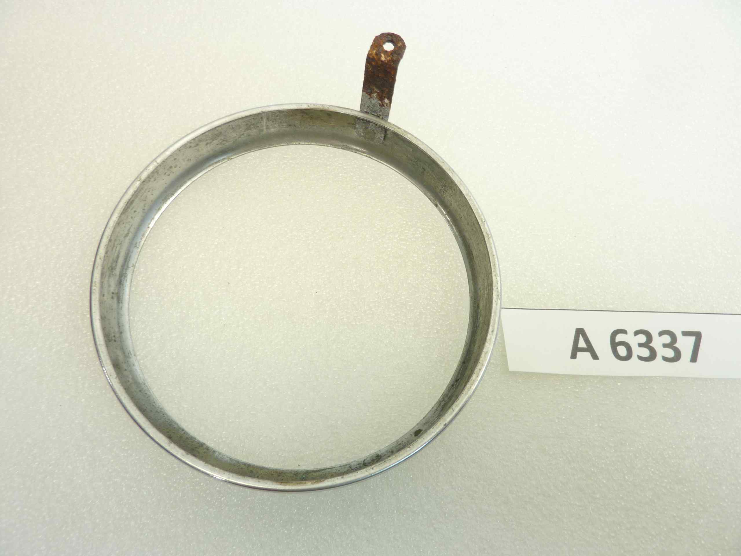 Ghiera faro diam vetro 105 mm - diam est 118 mm moto auto epoca - immagine 2