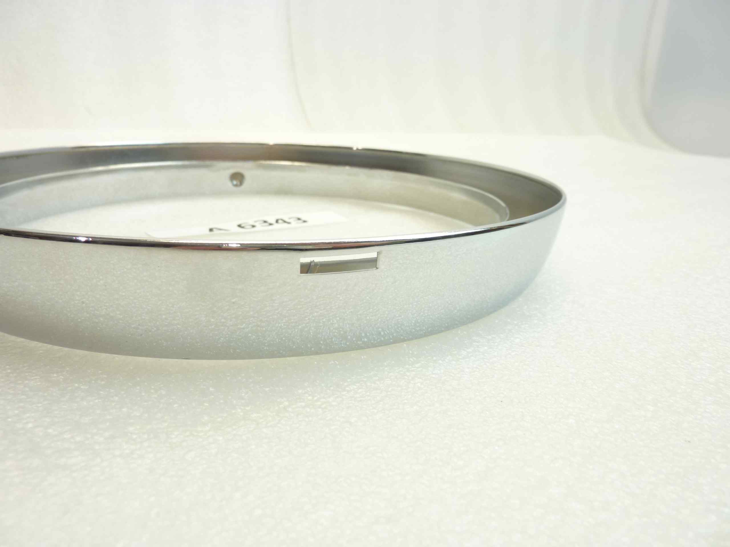 Ghiera faro diam vetro 184 mm - diam est 221 mm moto auto epoca nuovo fondo di magazzino - immagine 3