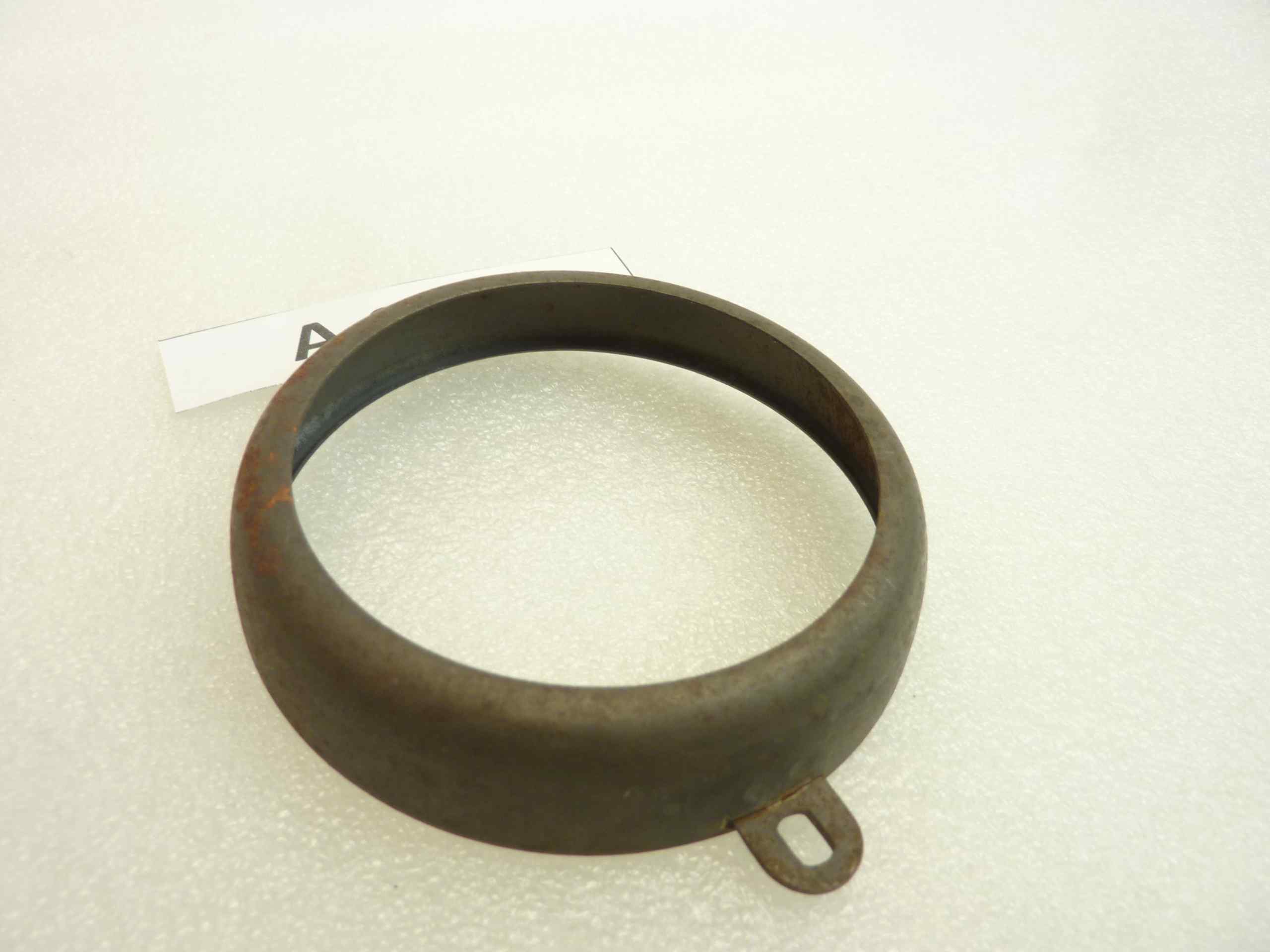 Ghiera faro diam vetro 75 mm - diam est 94 mm moto auto epoca - immagine 2