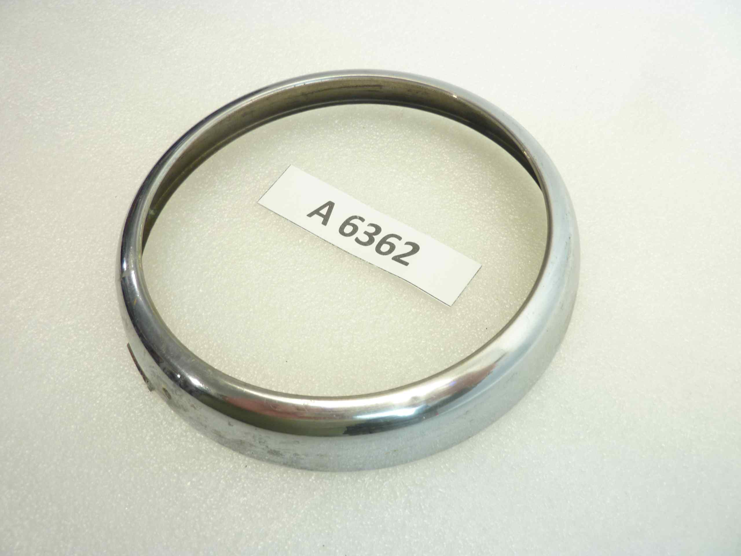 Ghiera faro diam vetro 130 mm - diam est 159 mm moto auto epoca - immagine 3