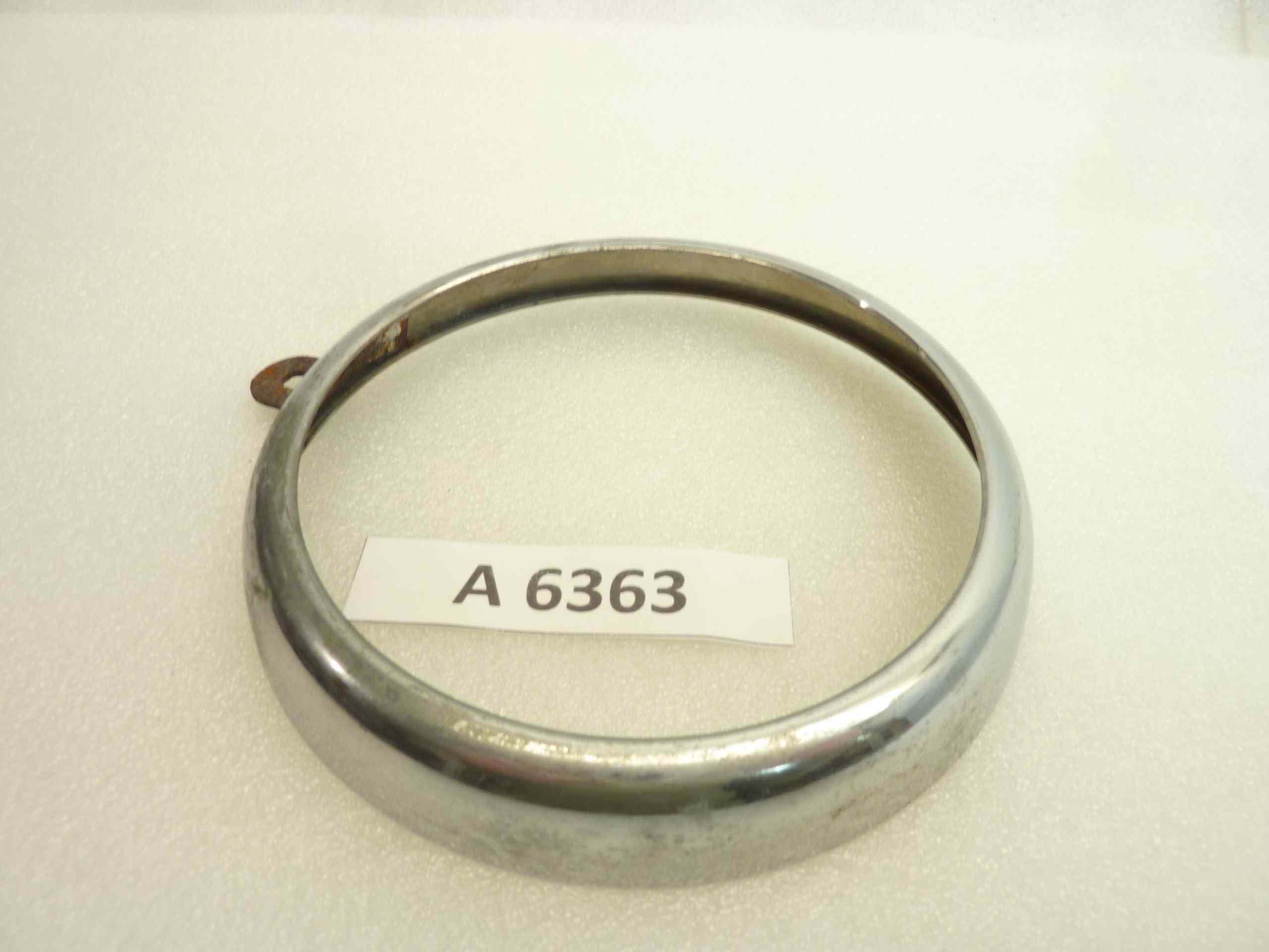 Ghiera faro diam vetro 130 mm - diam est 159 mm moto auto epoca - immagine 3