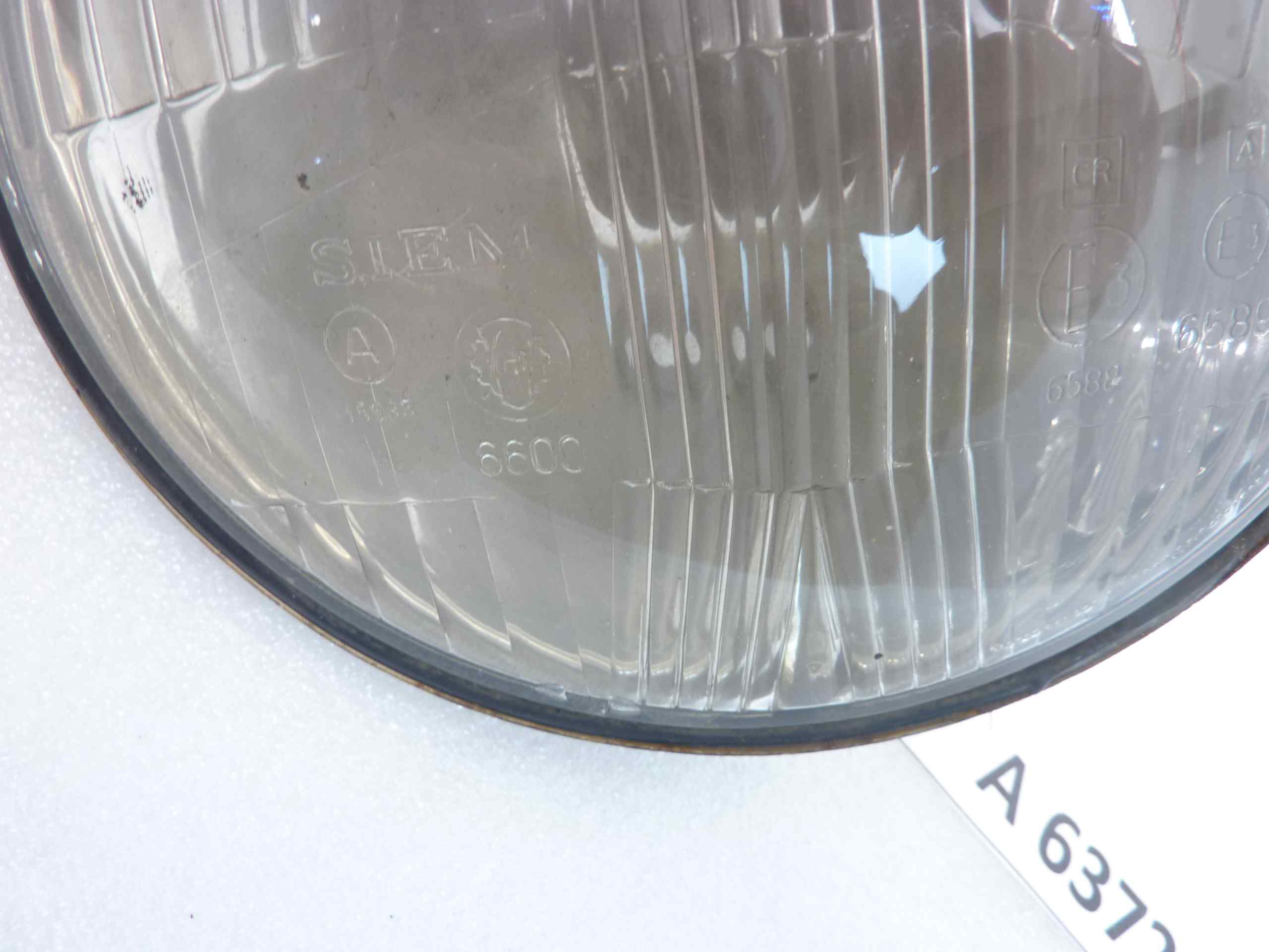 Faro fanale Siem 6600 6589 6588 diam est 177 mm - diam foro 45 mm moto auto epoca - immagine 3